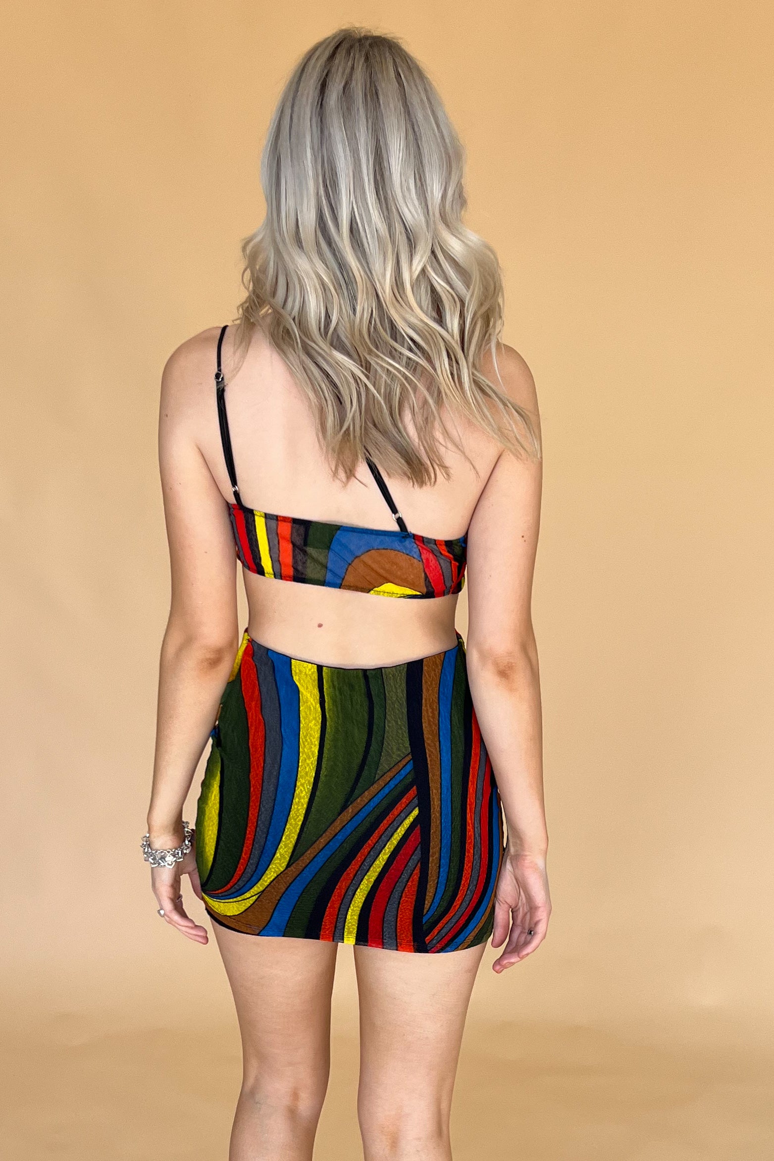 Jamaica Nights Mini Dress-Multi