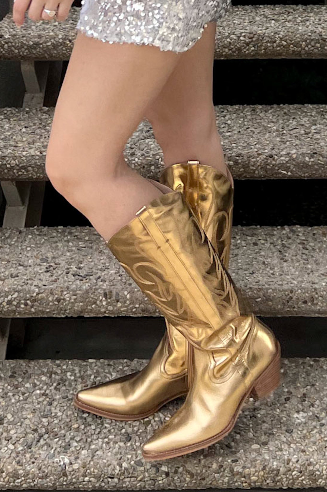 Matisse Agency Western Boot-Gold