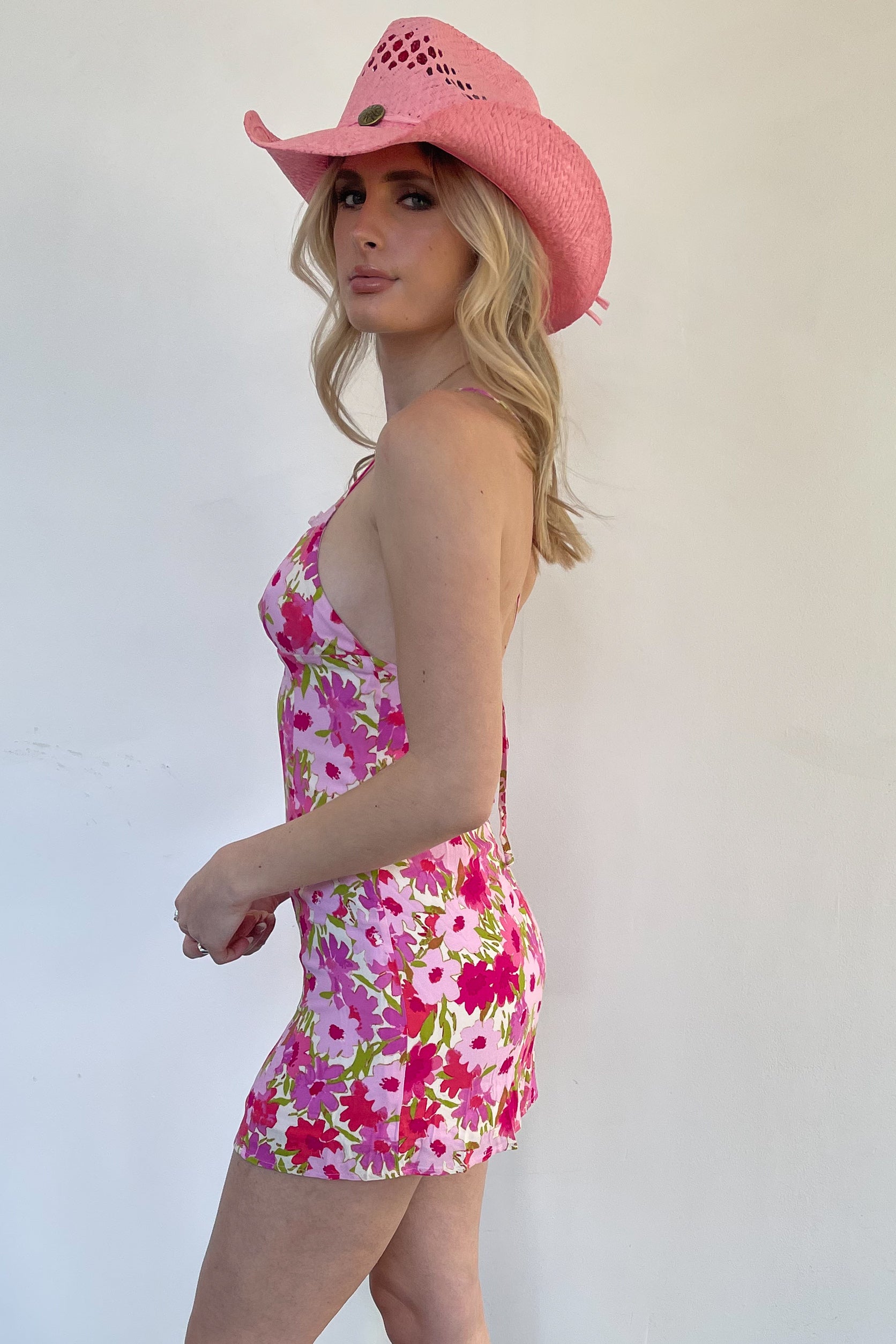 Kiss Me In Nashville Dress-Pink