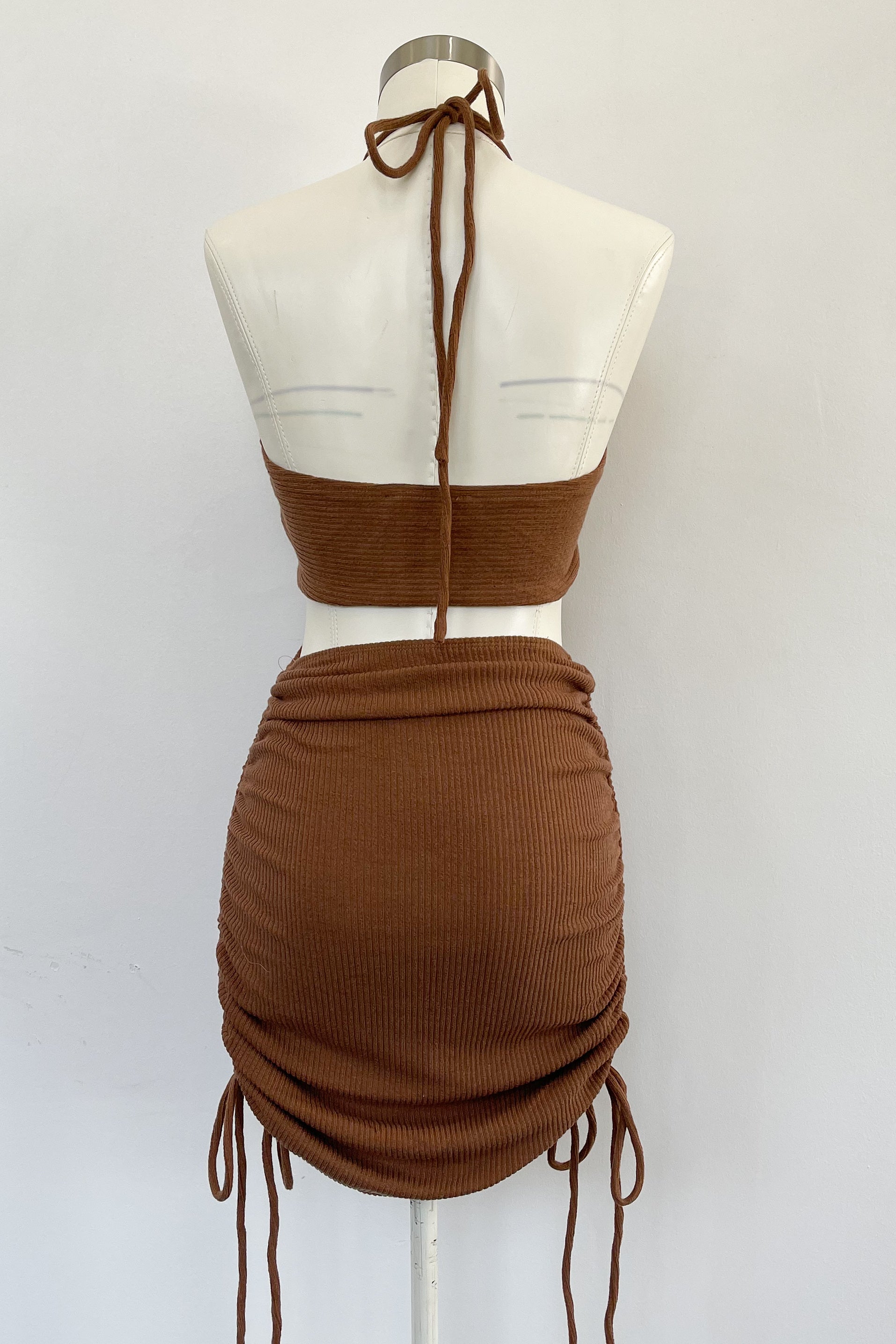 Acapulco Dress-Brown