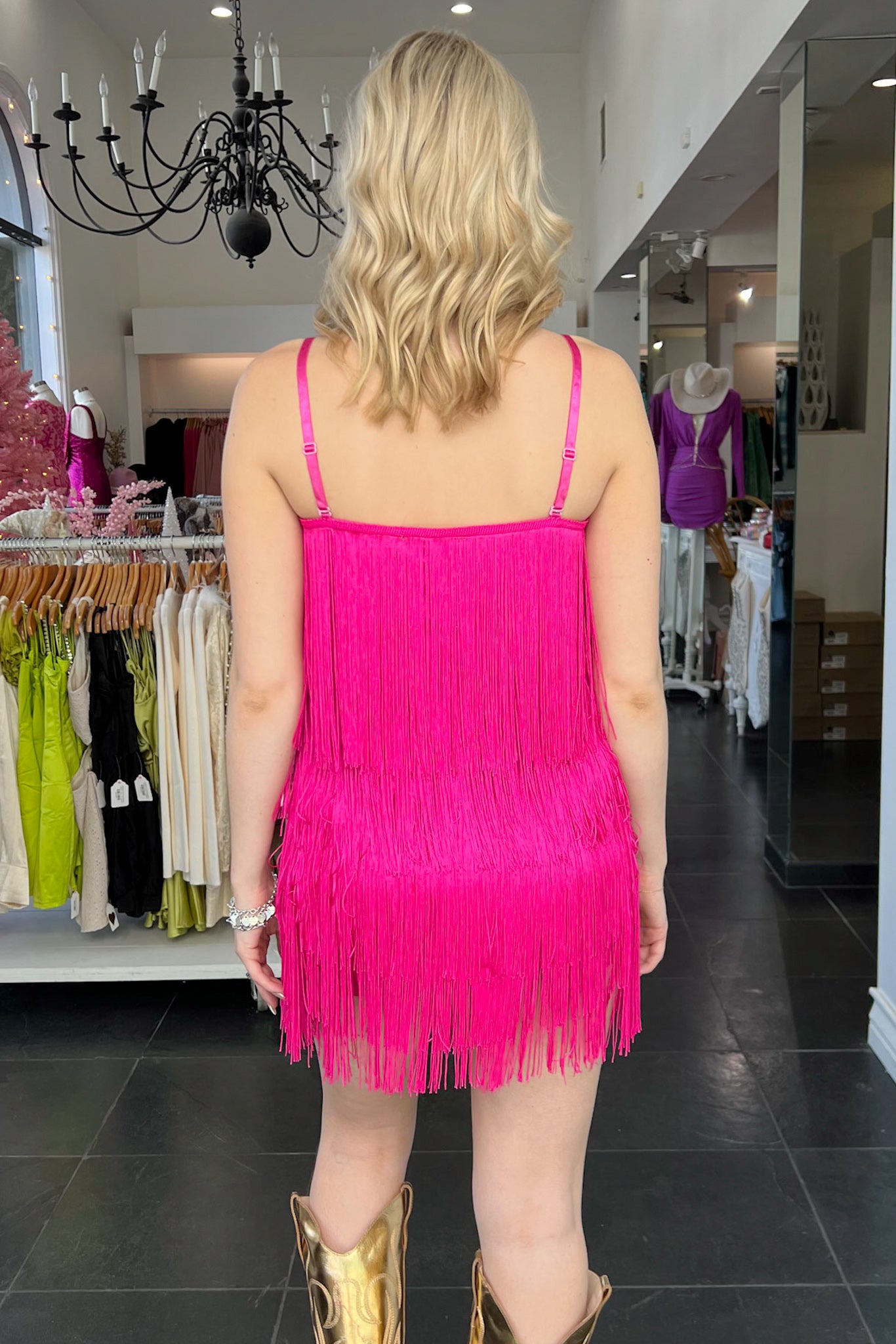 Musgraves Dress-Hot Pink