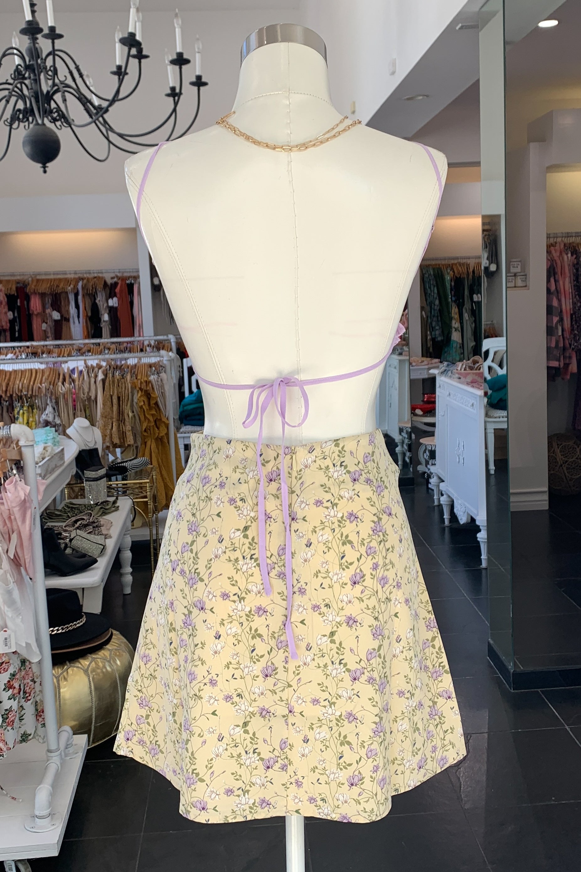 Crazy About You Top-Lavender