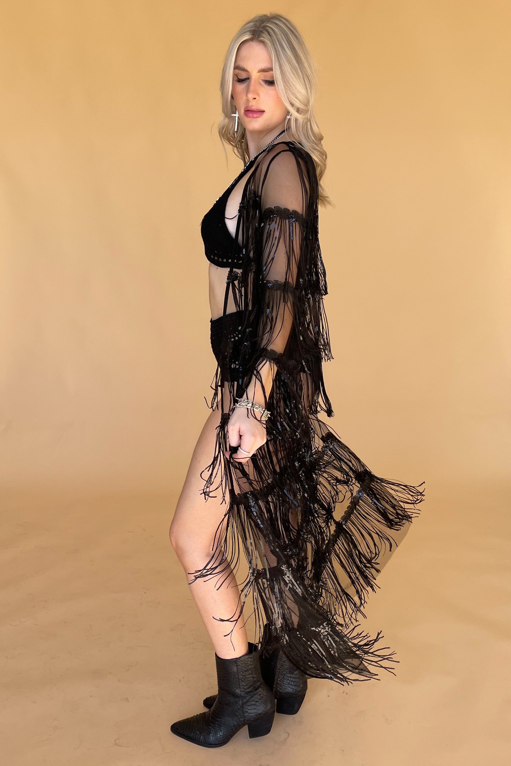 Enchanted Summer Jacket-Black