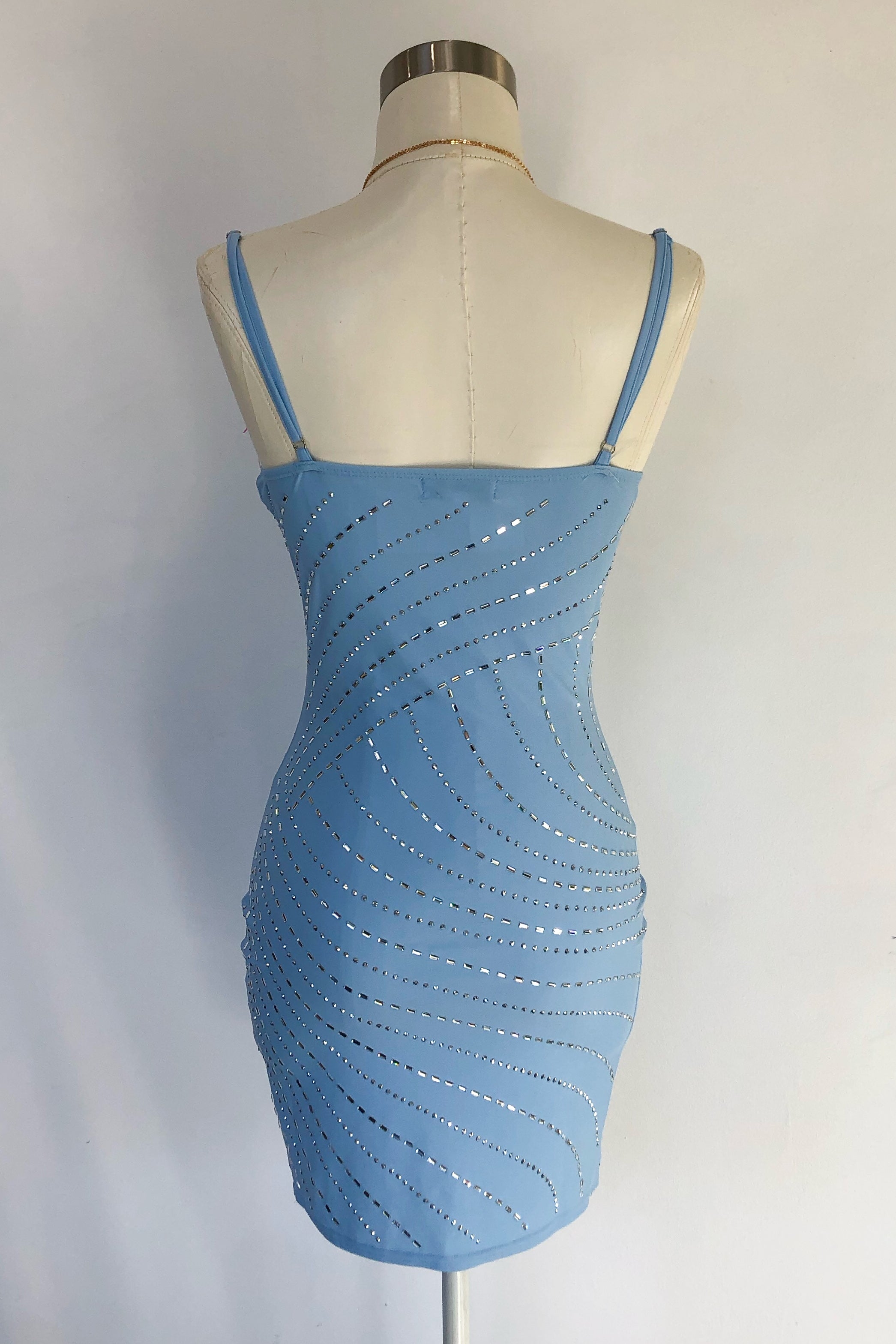Parton Dress-Baby Blue