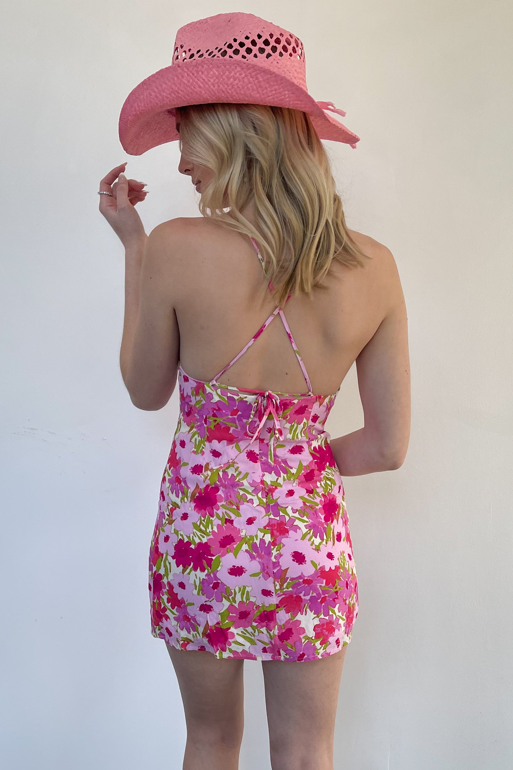 Kiss Me In Nashville Dress-Pink