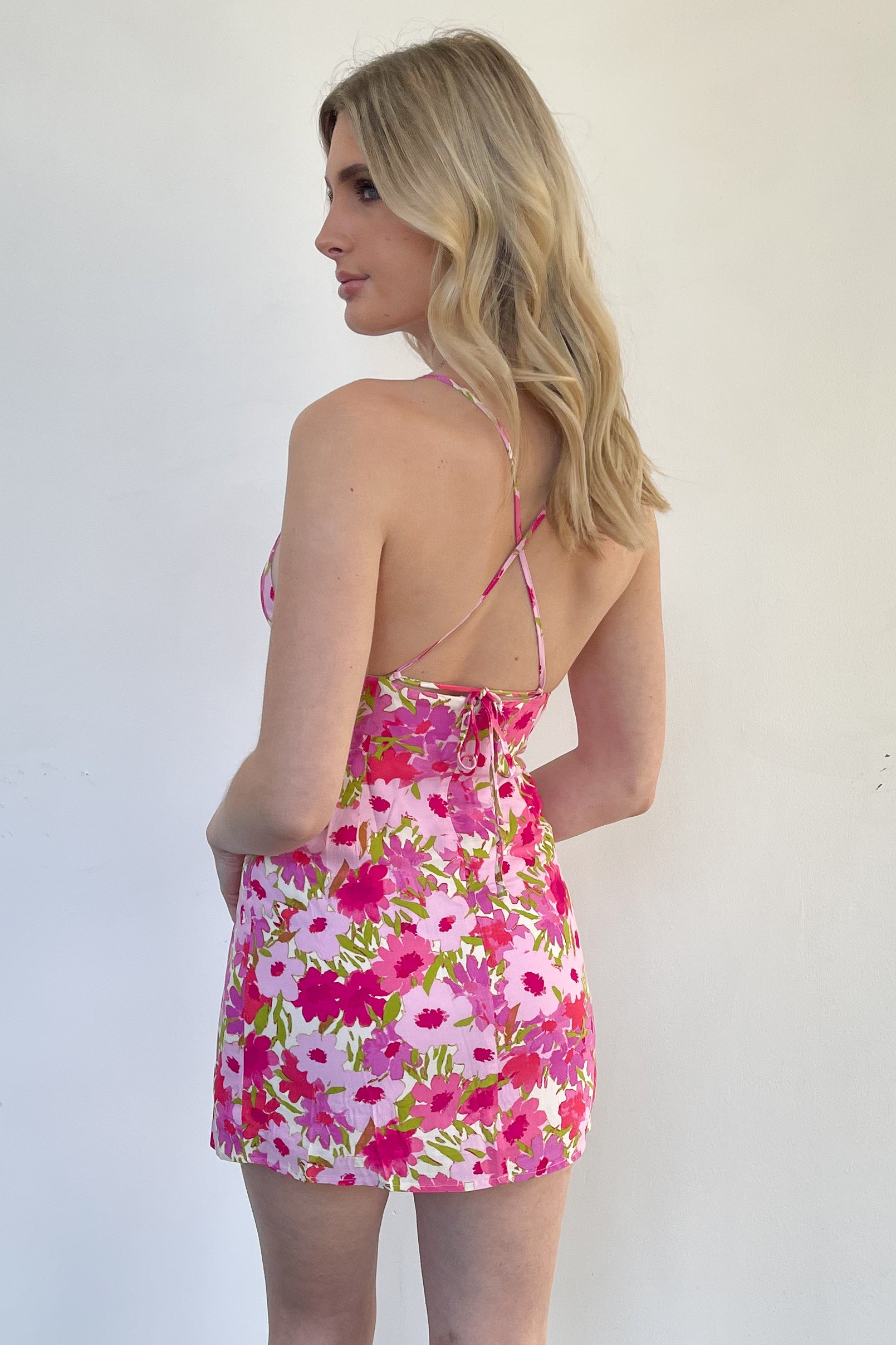 Kiss Me In Nashville Dress-Pink