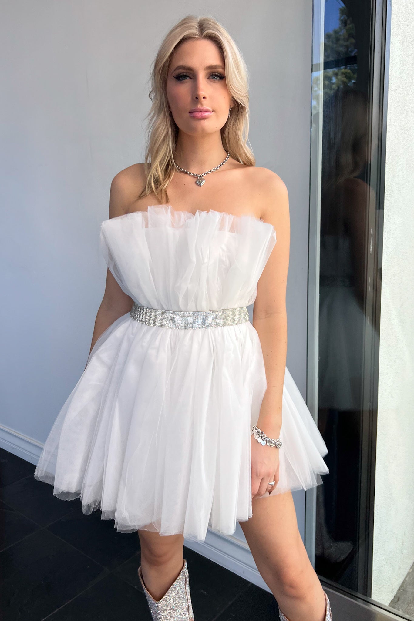 Bachelorette Dress-White