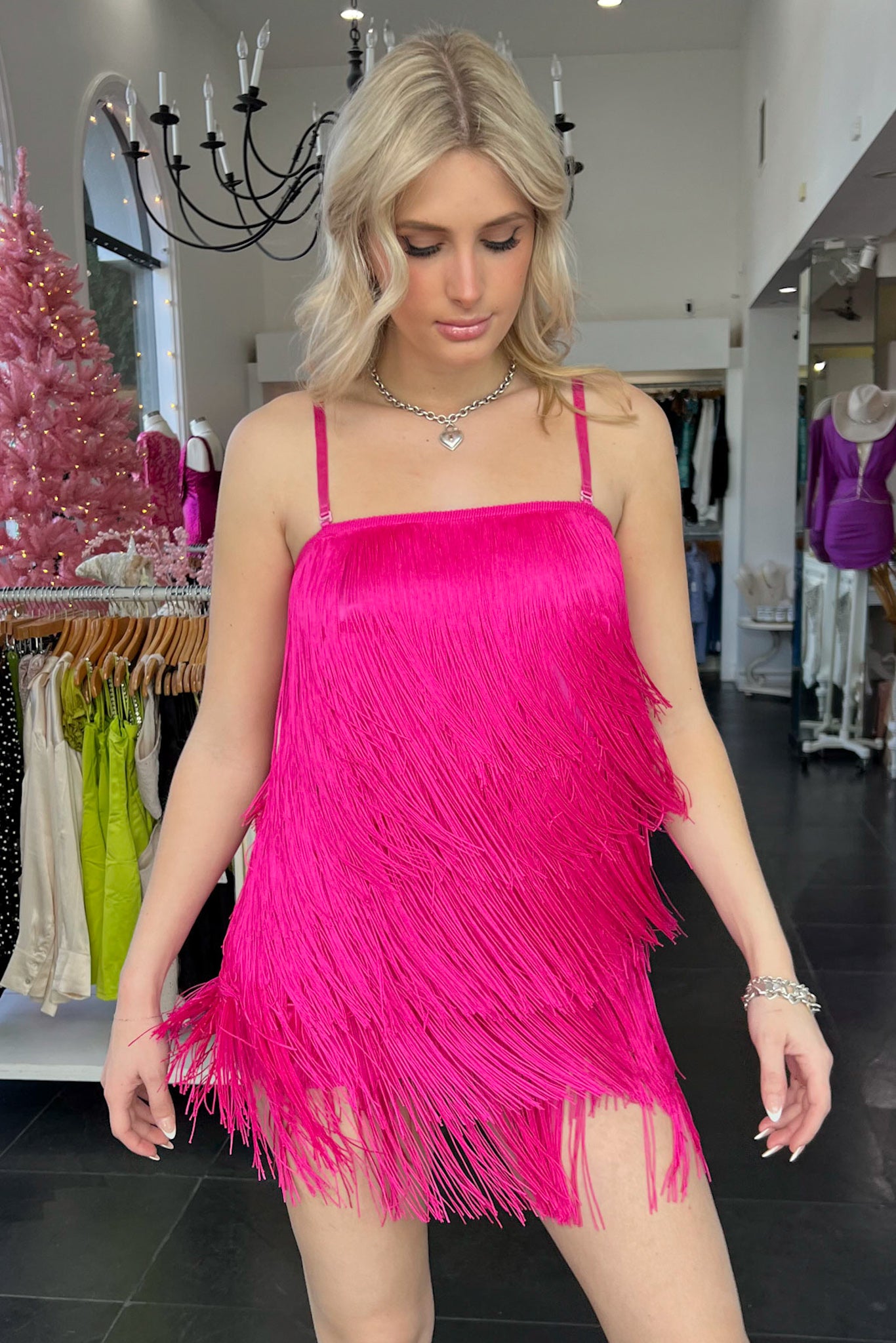 Musgraves Dress-Hot Pink