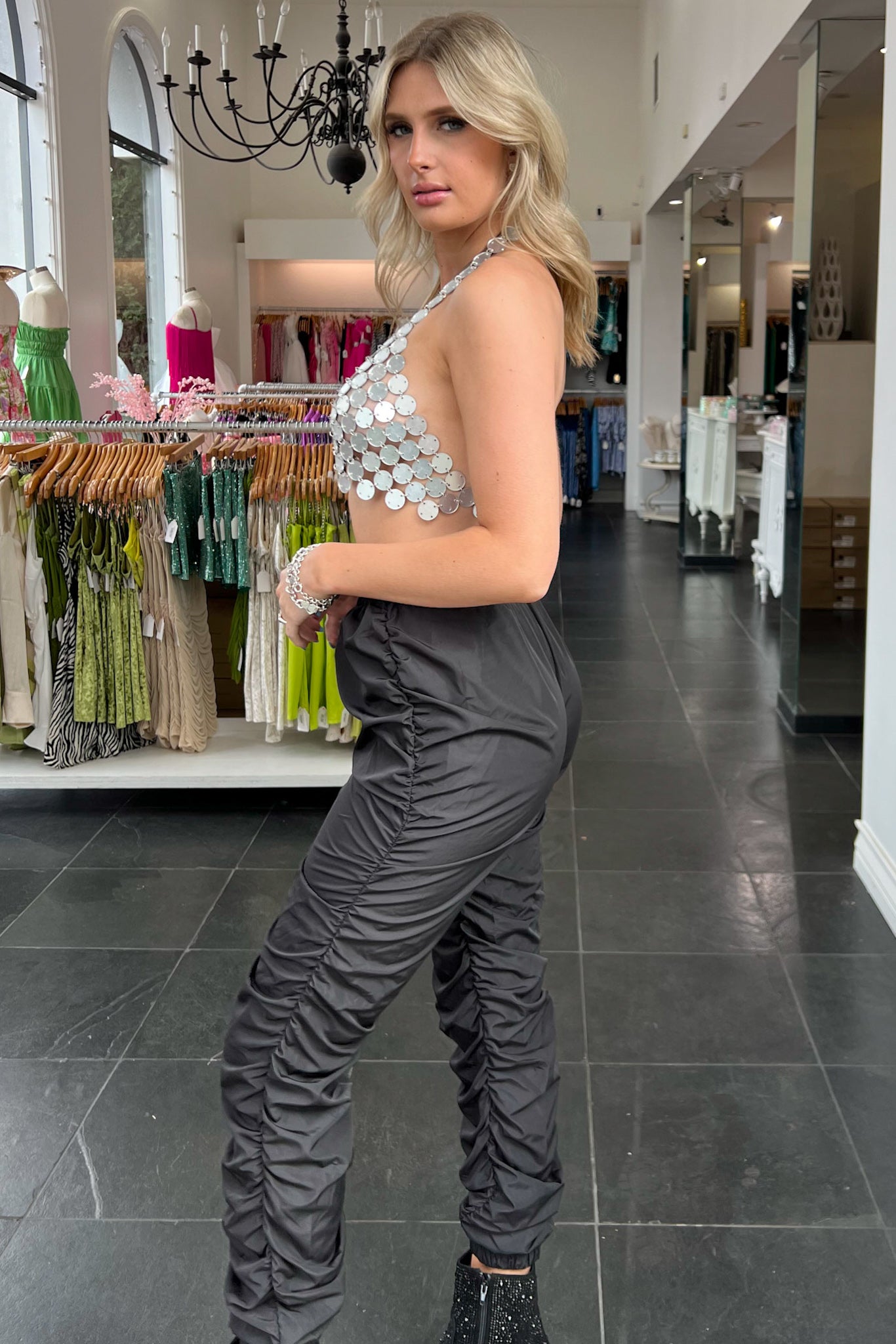 Festival Cargo Pants-Black