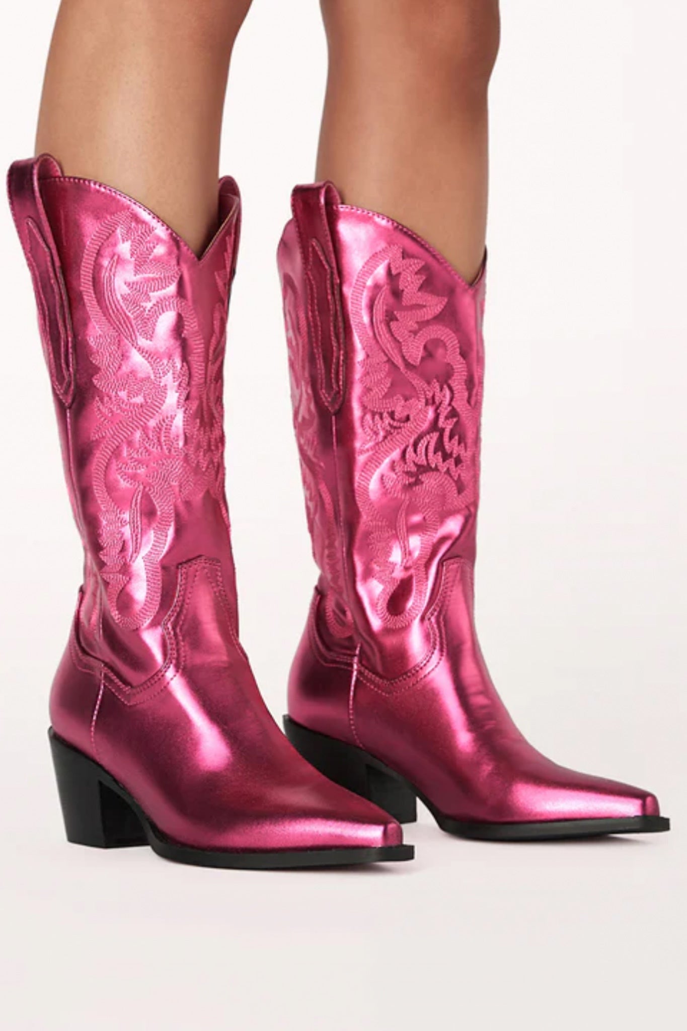 Billini Danilo Western Boot-Fuchsia Metallic