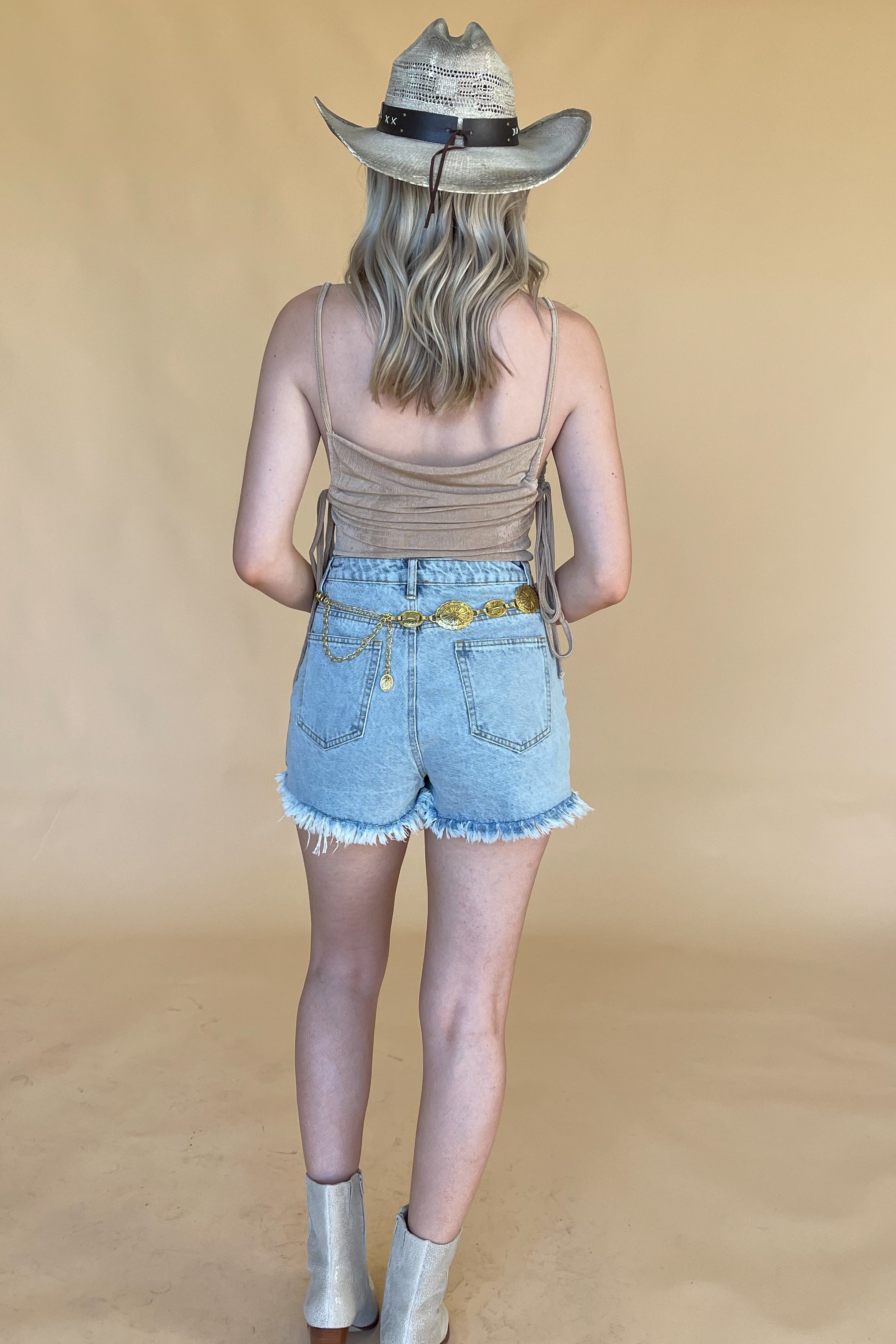 Nights In New York Bodysuit-Gold