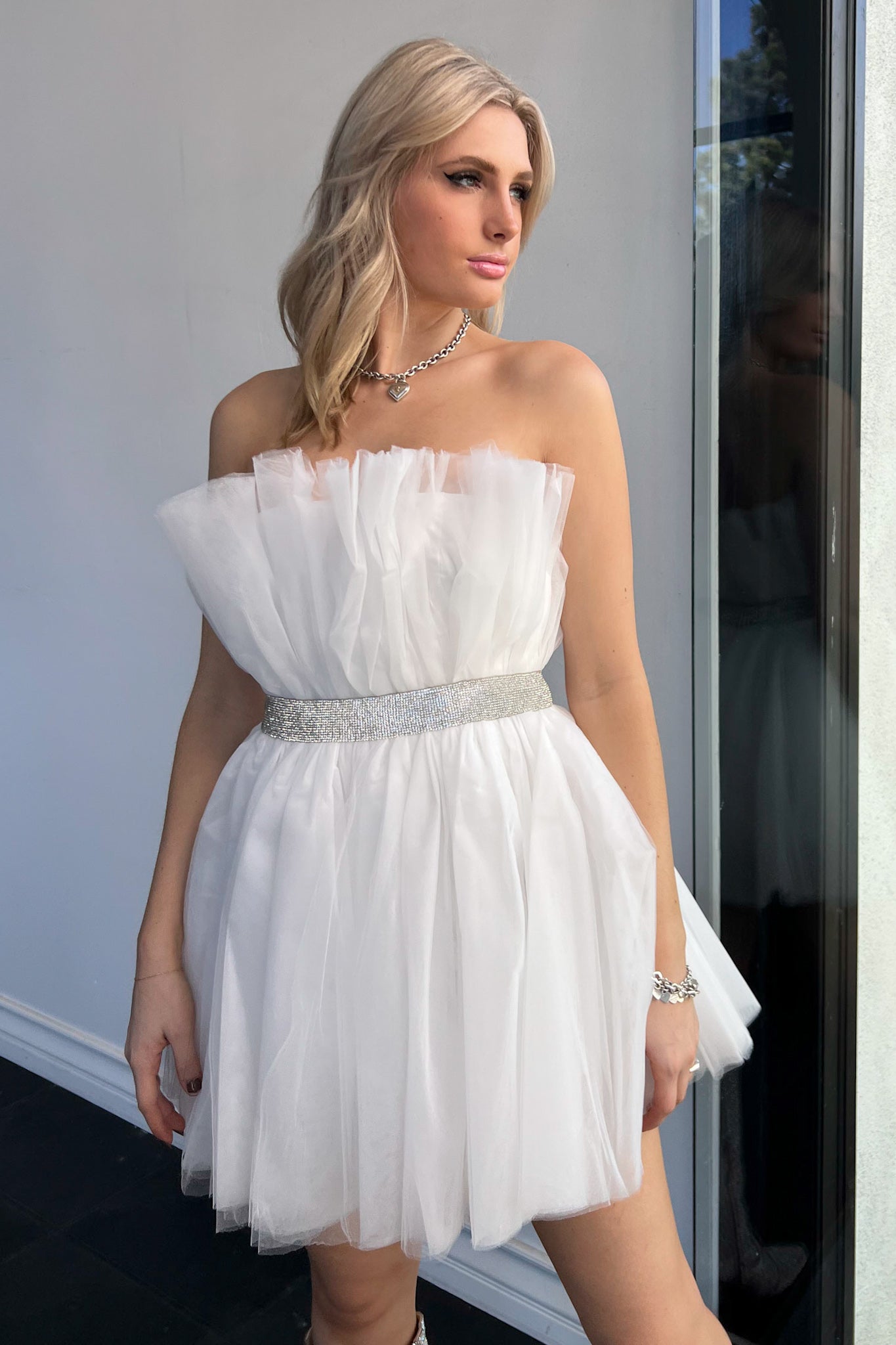 Bachelorette Dress-White