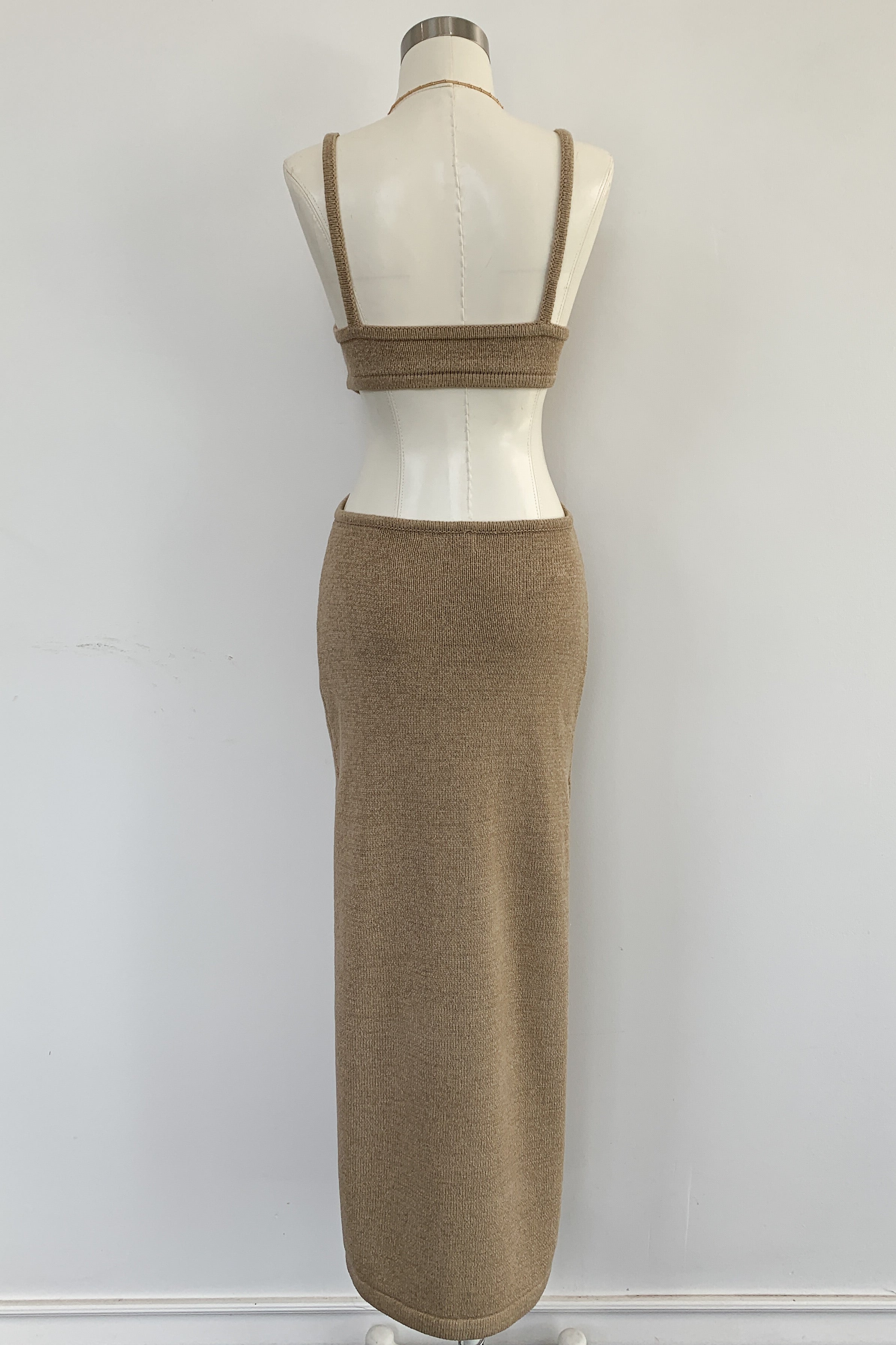 Tulum Maxi Dress-Taupe