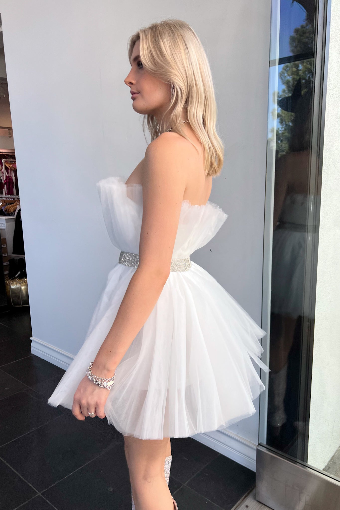 Bachelorette Dress-White