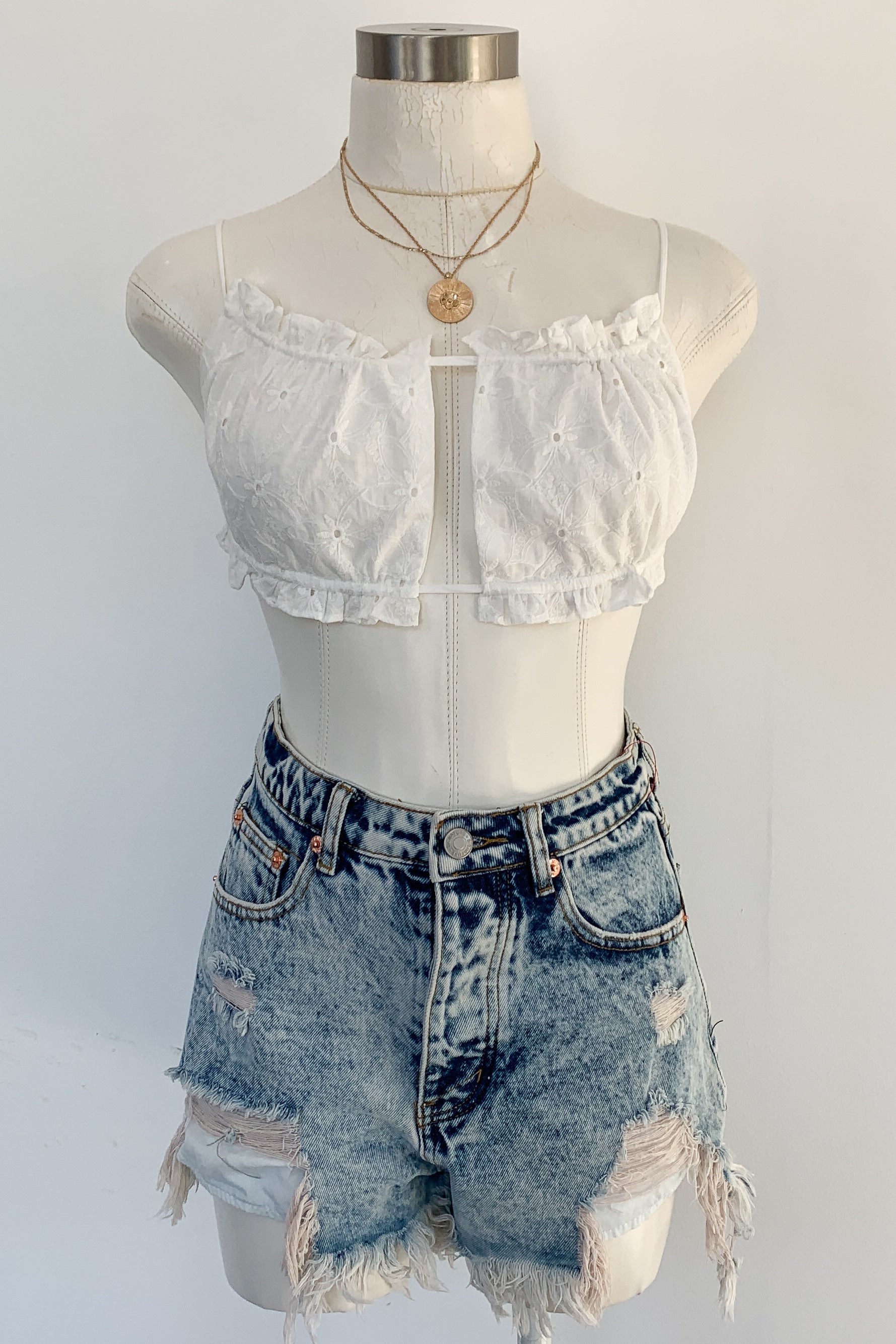 Crazy About You Top-White