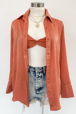 Line Em Up Shorts-Brown Combo