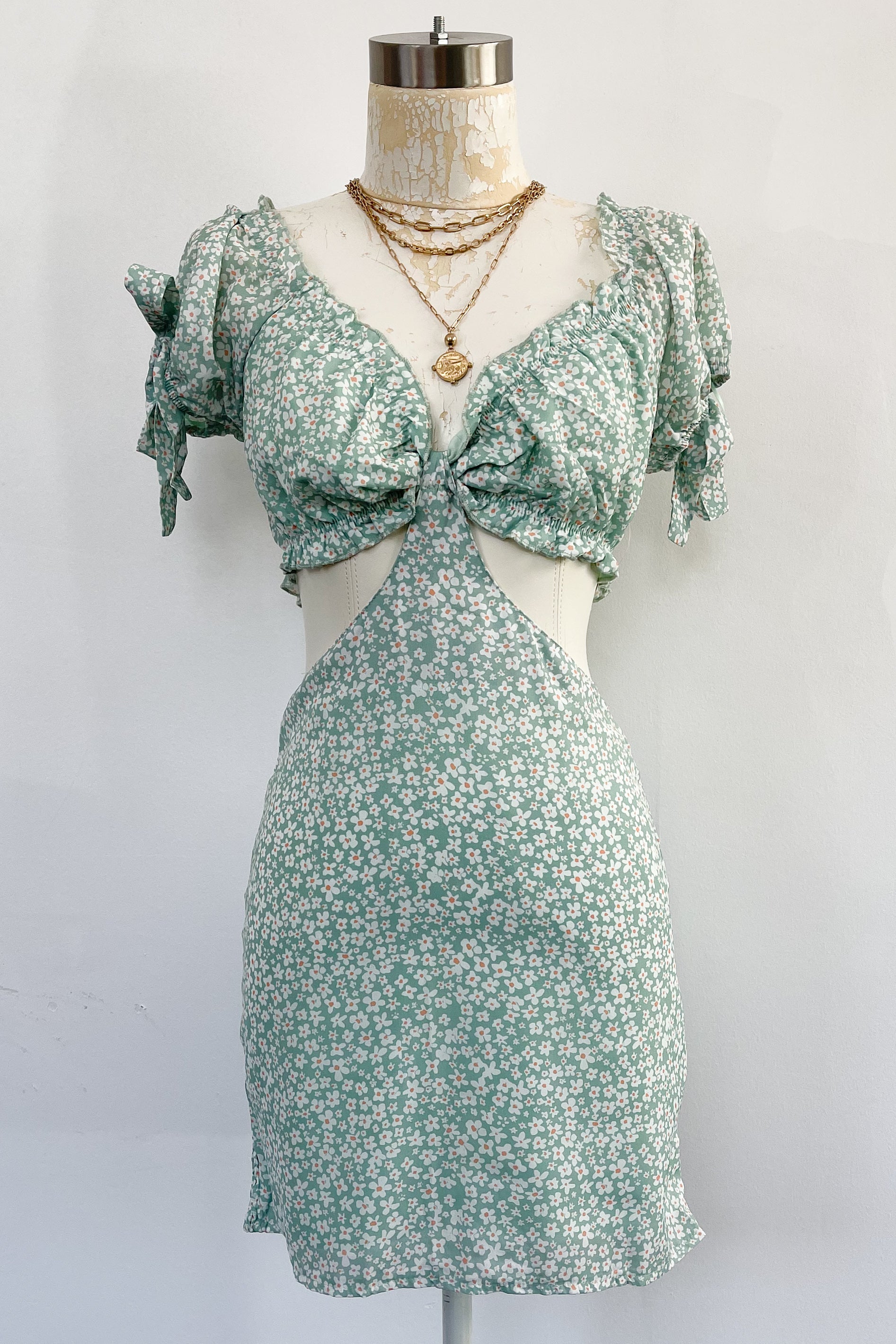 Angelina Dress-Green