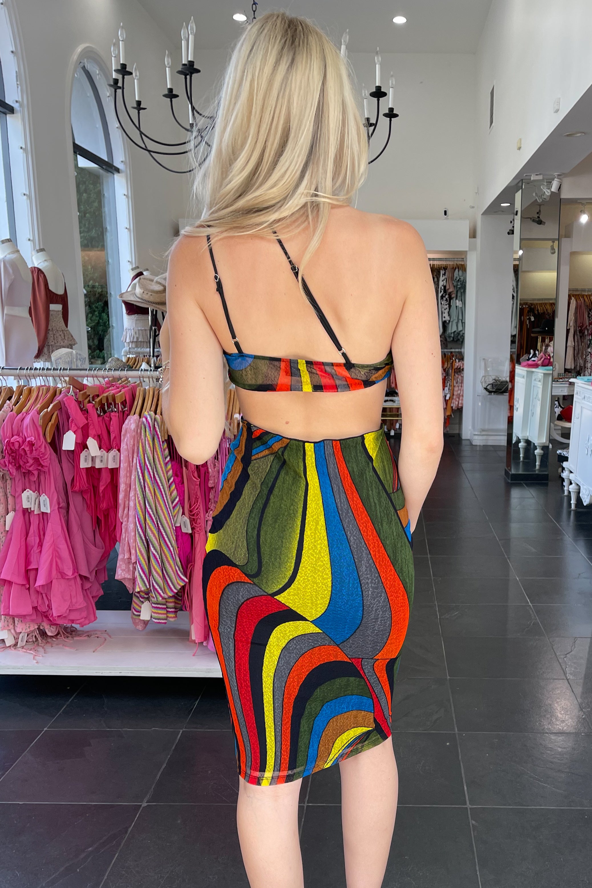 Jamaica Nights Dress-Multi