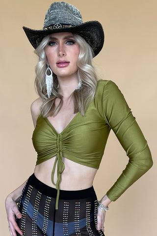 Bikini Tee Top-Rose