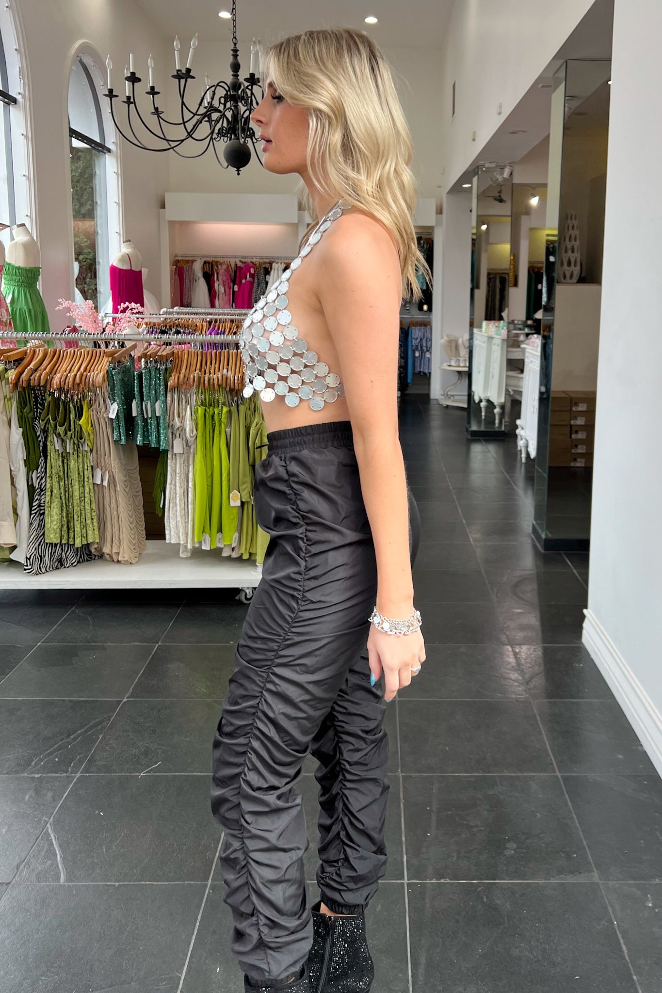 Festival Cargo Pants-Black