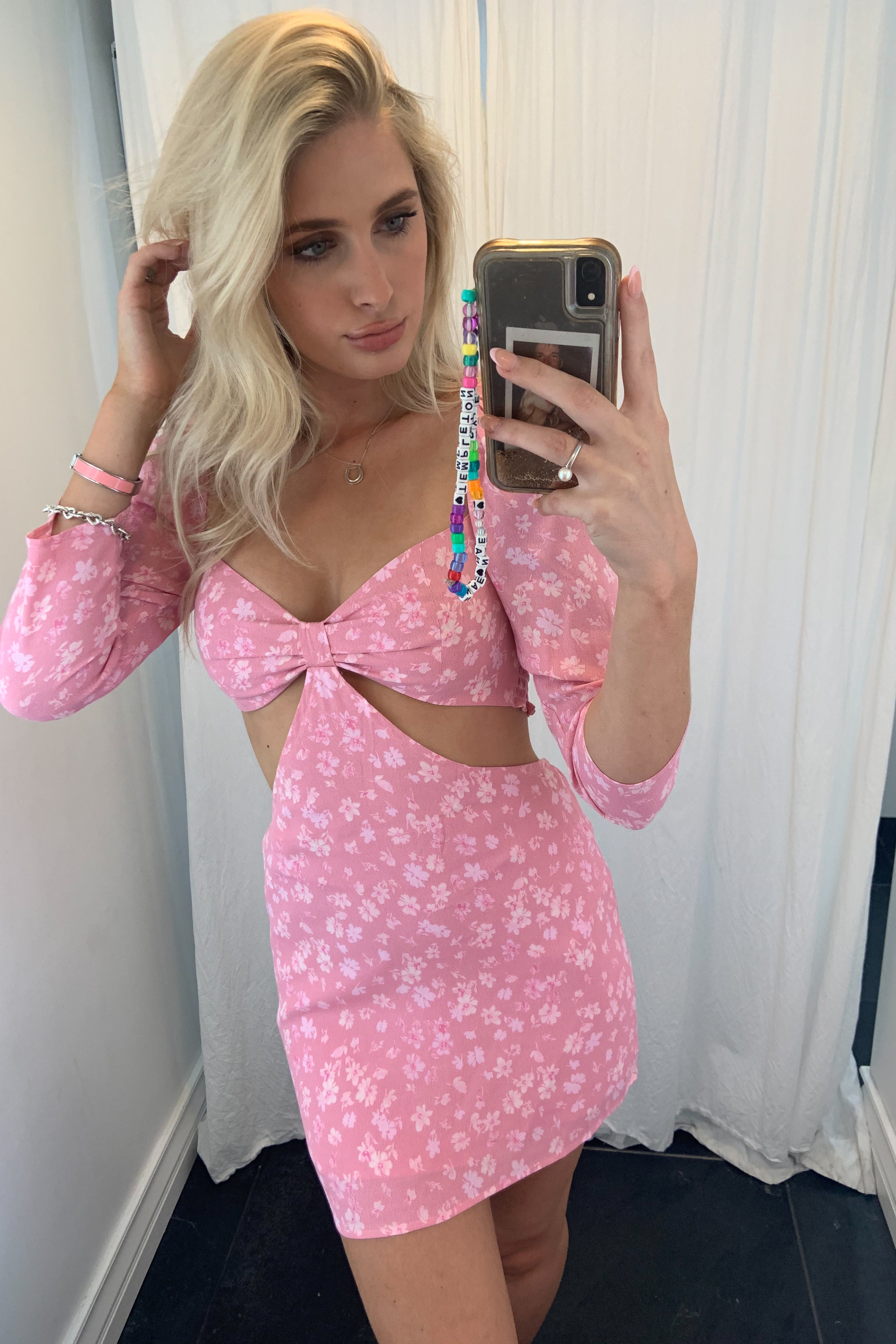 Shape Of You Dress-Pink