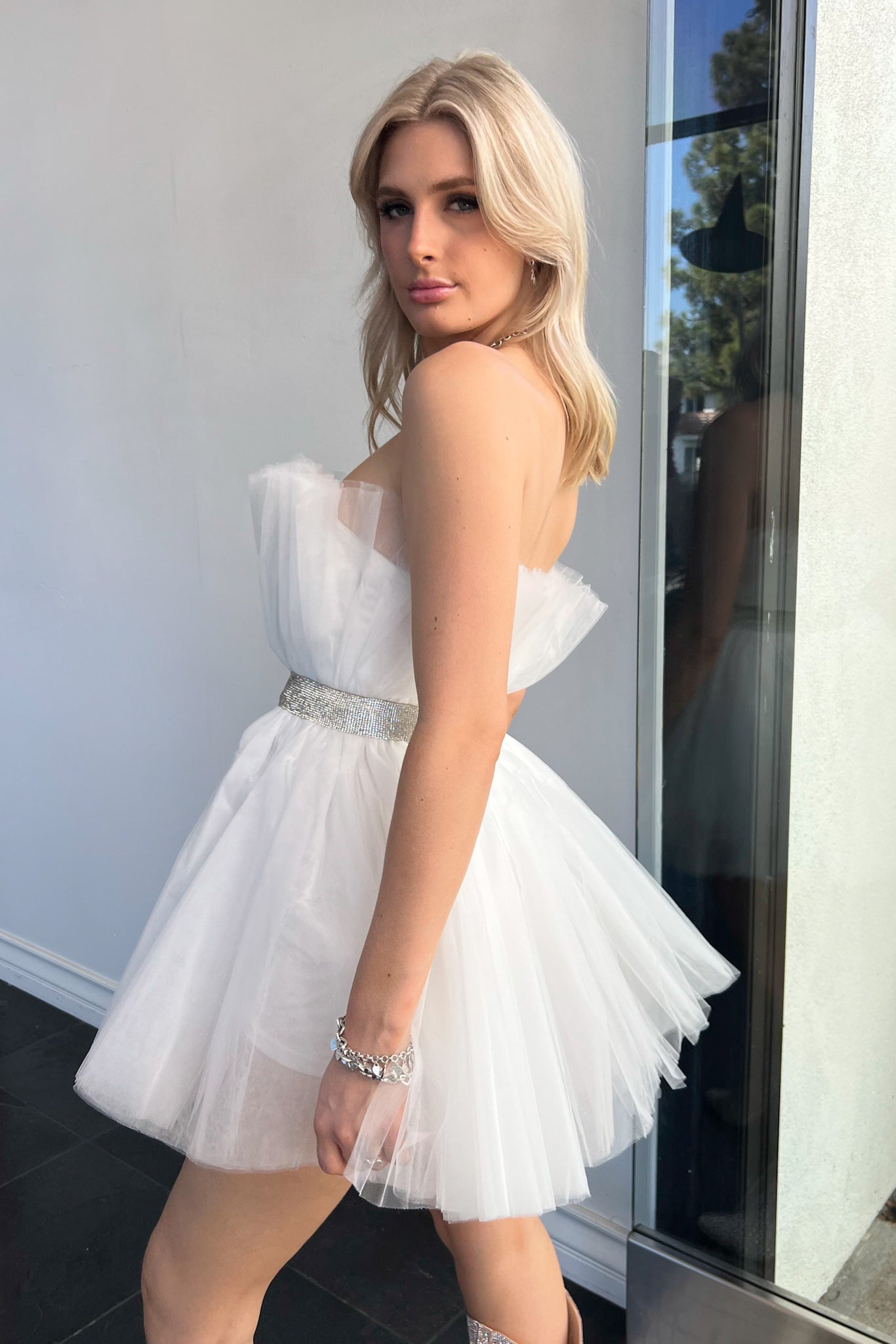 Bachelorette Dress-White