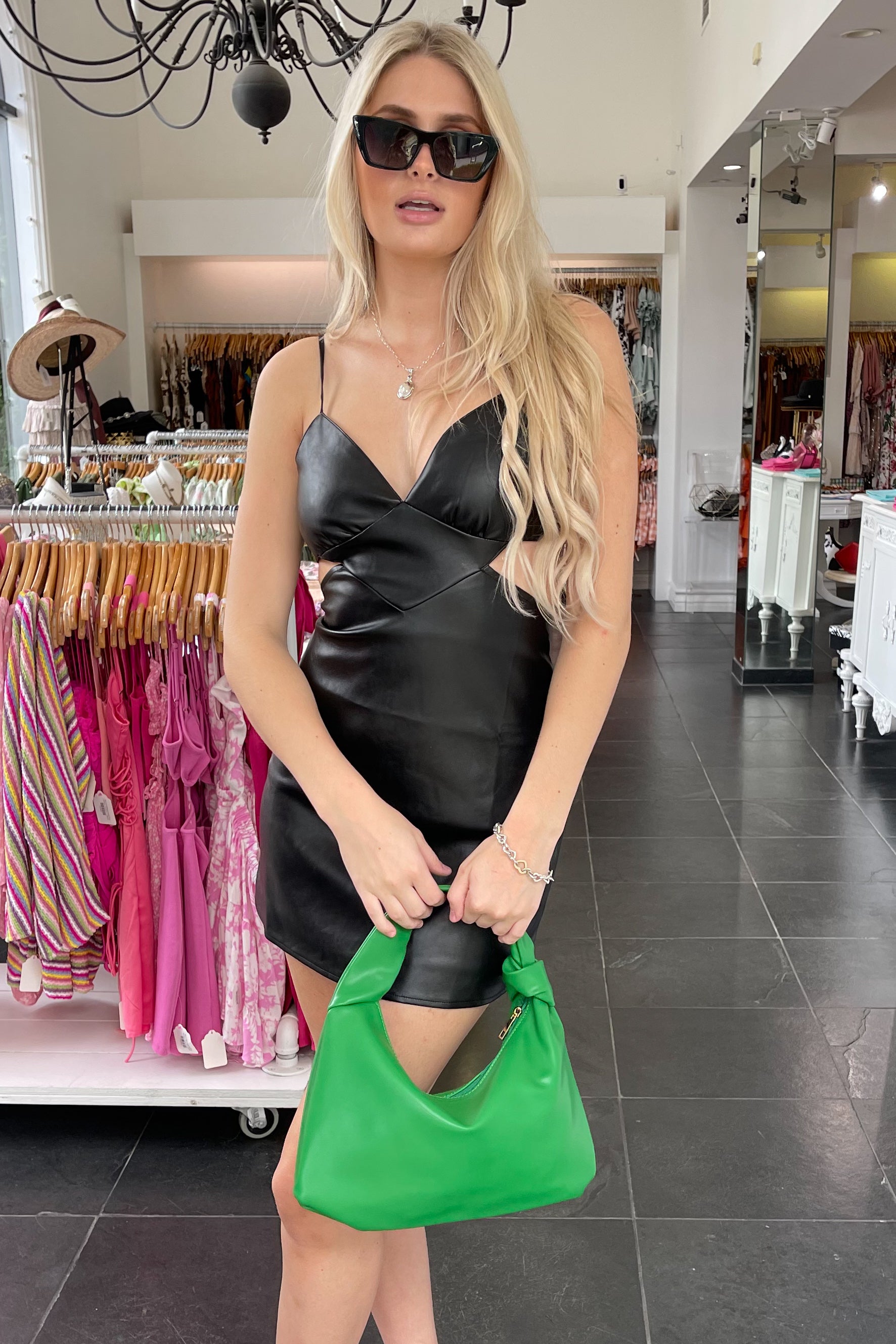 Iggy Mini Dress-Black