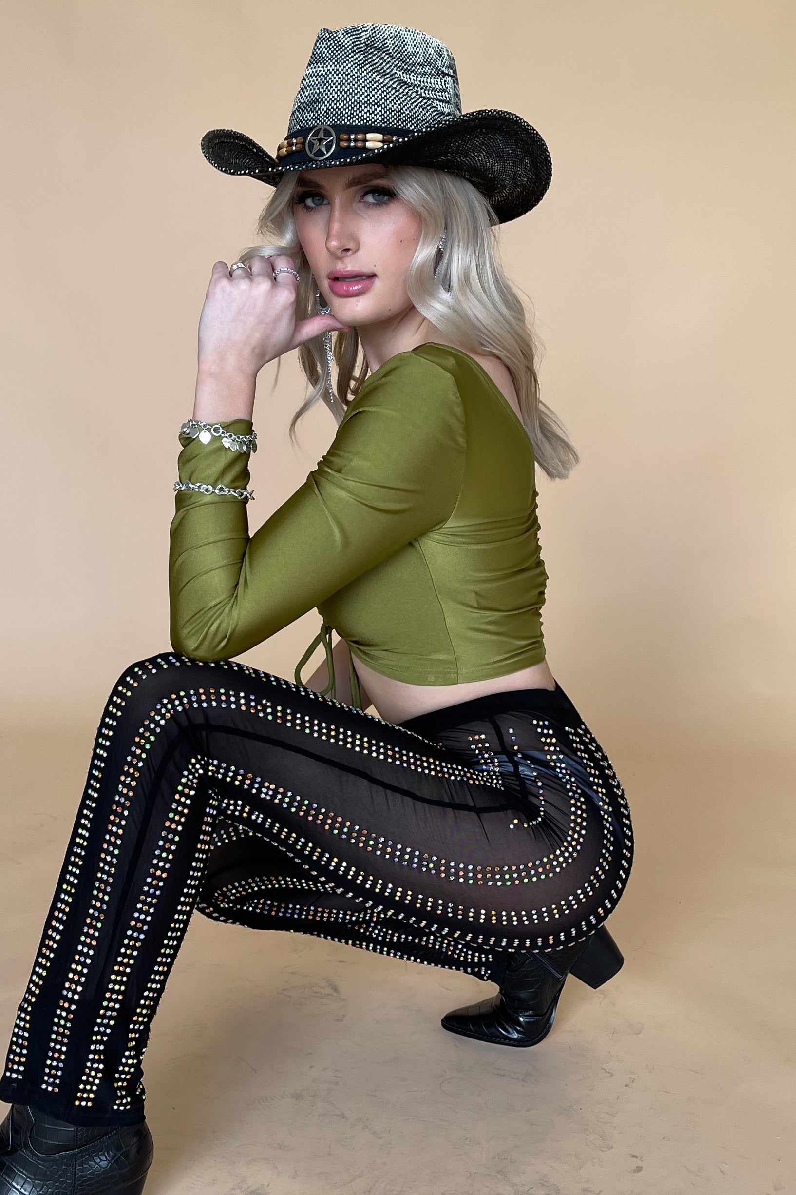 Green Eyed Girl Top-Watergrass