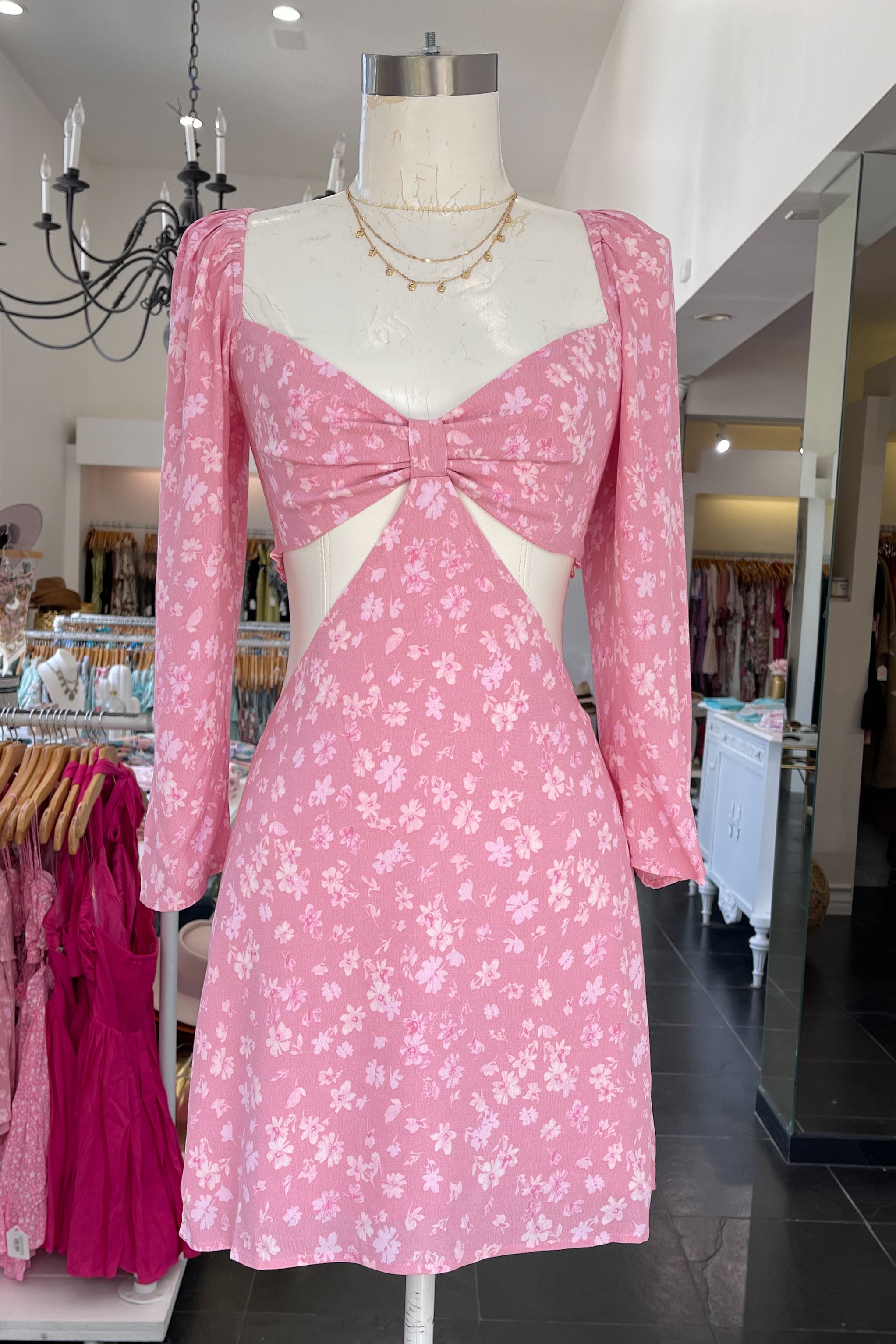 Shape Of You Dress-Pink