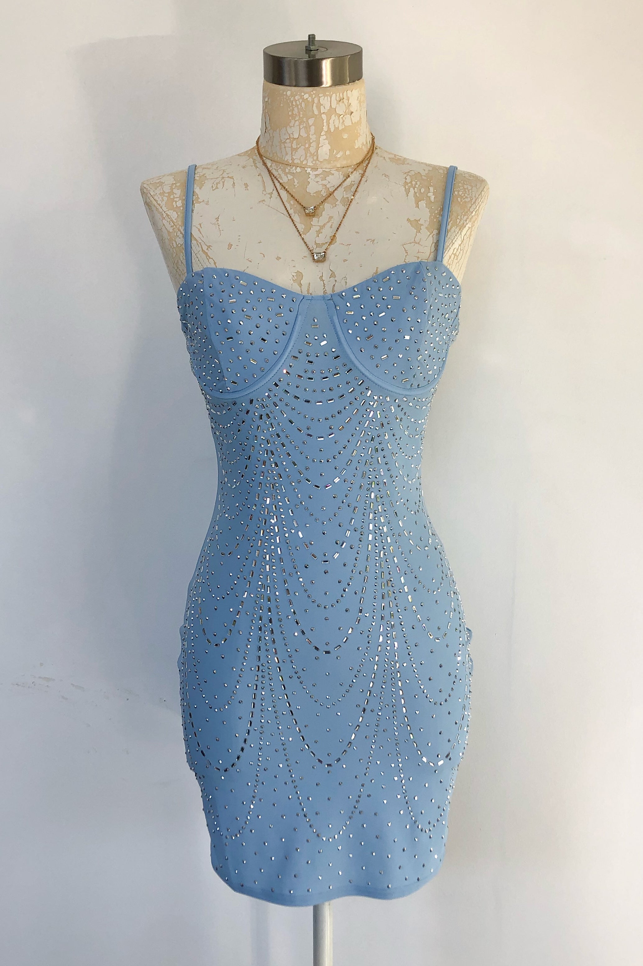 Parton Dress-Baby Blue