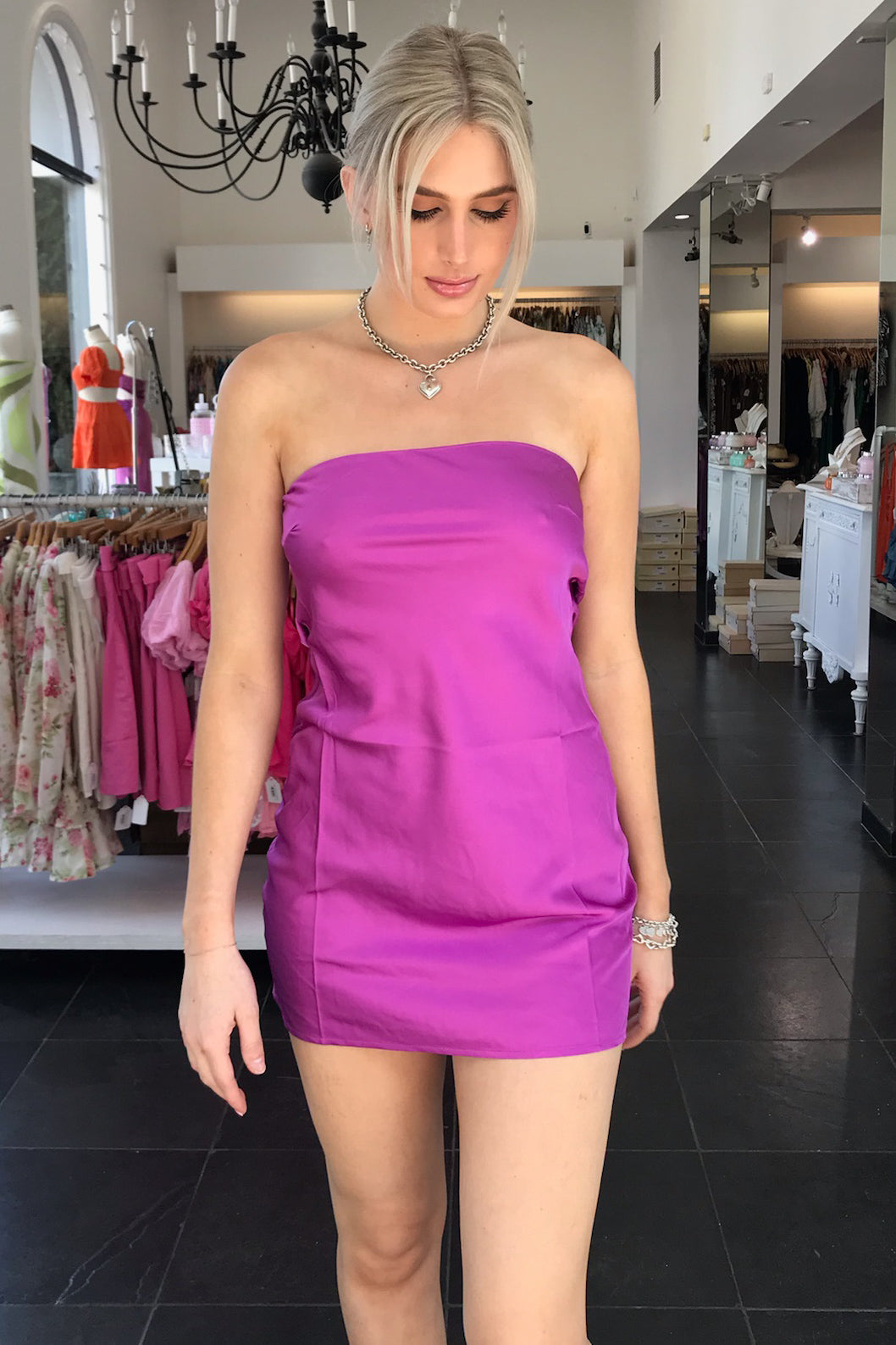Chrishell Dress-Orchid