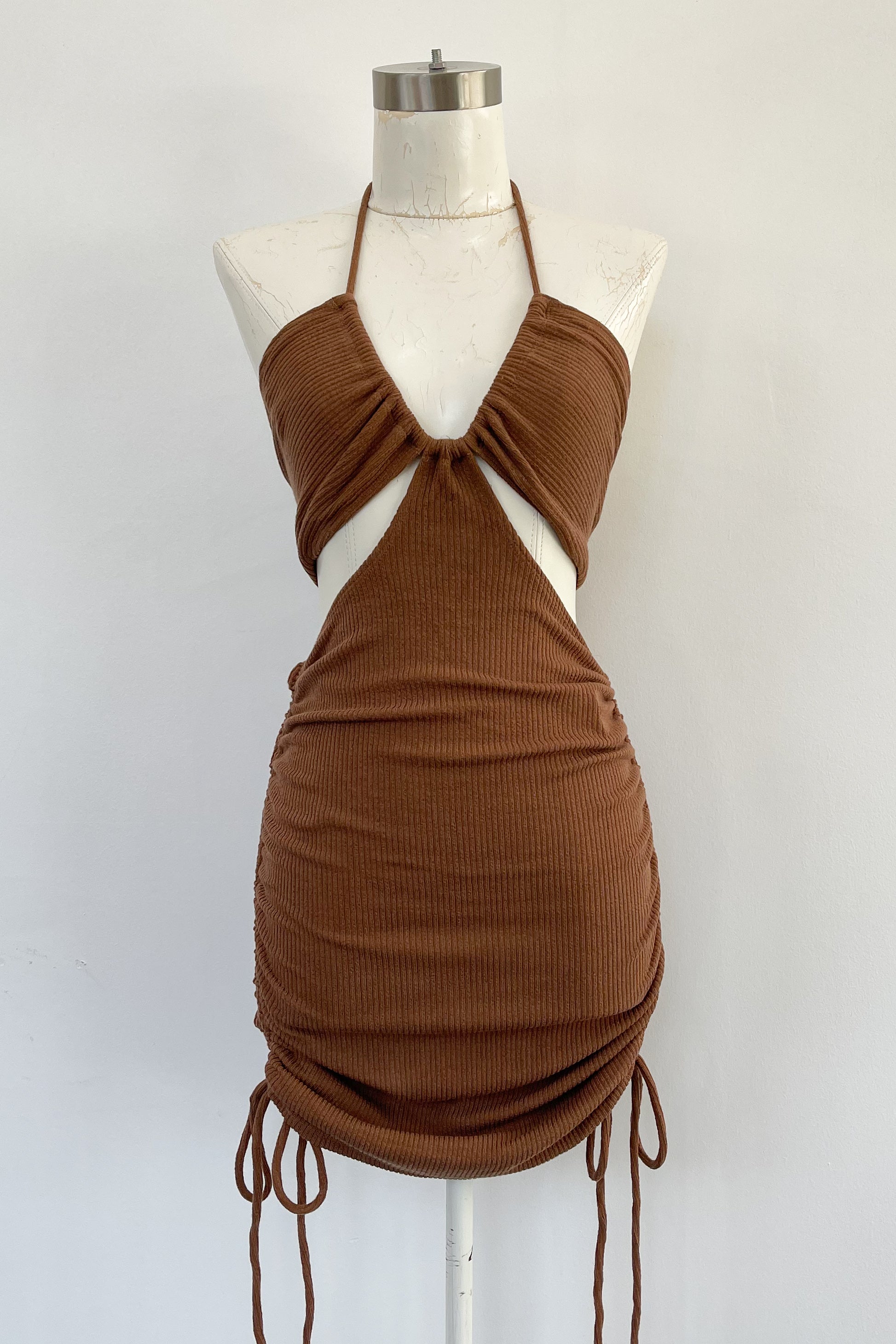 Acapulco Dress-Brown