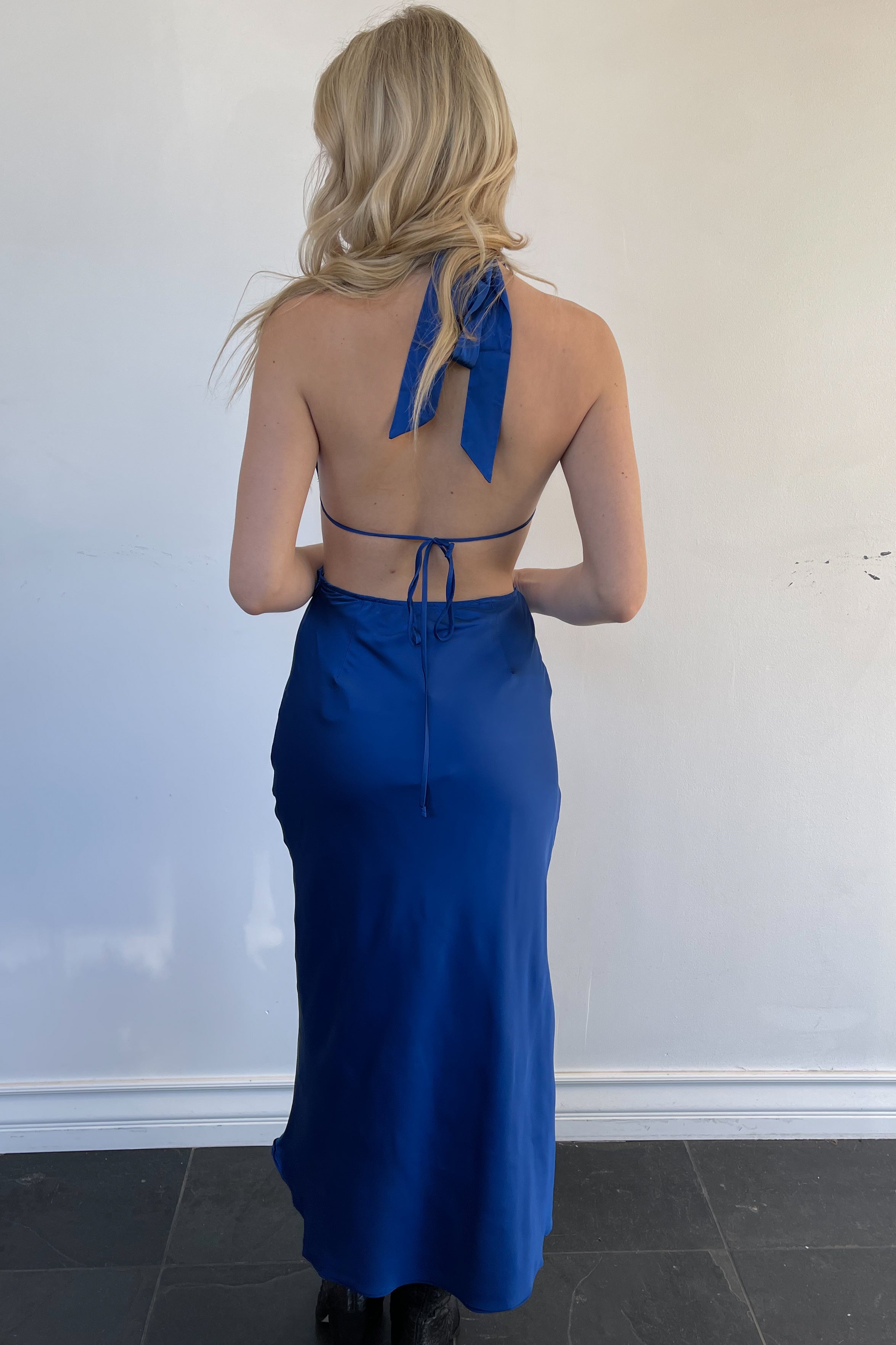 Punta Cana Maxi Dress-Cobalt
