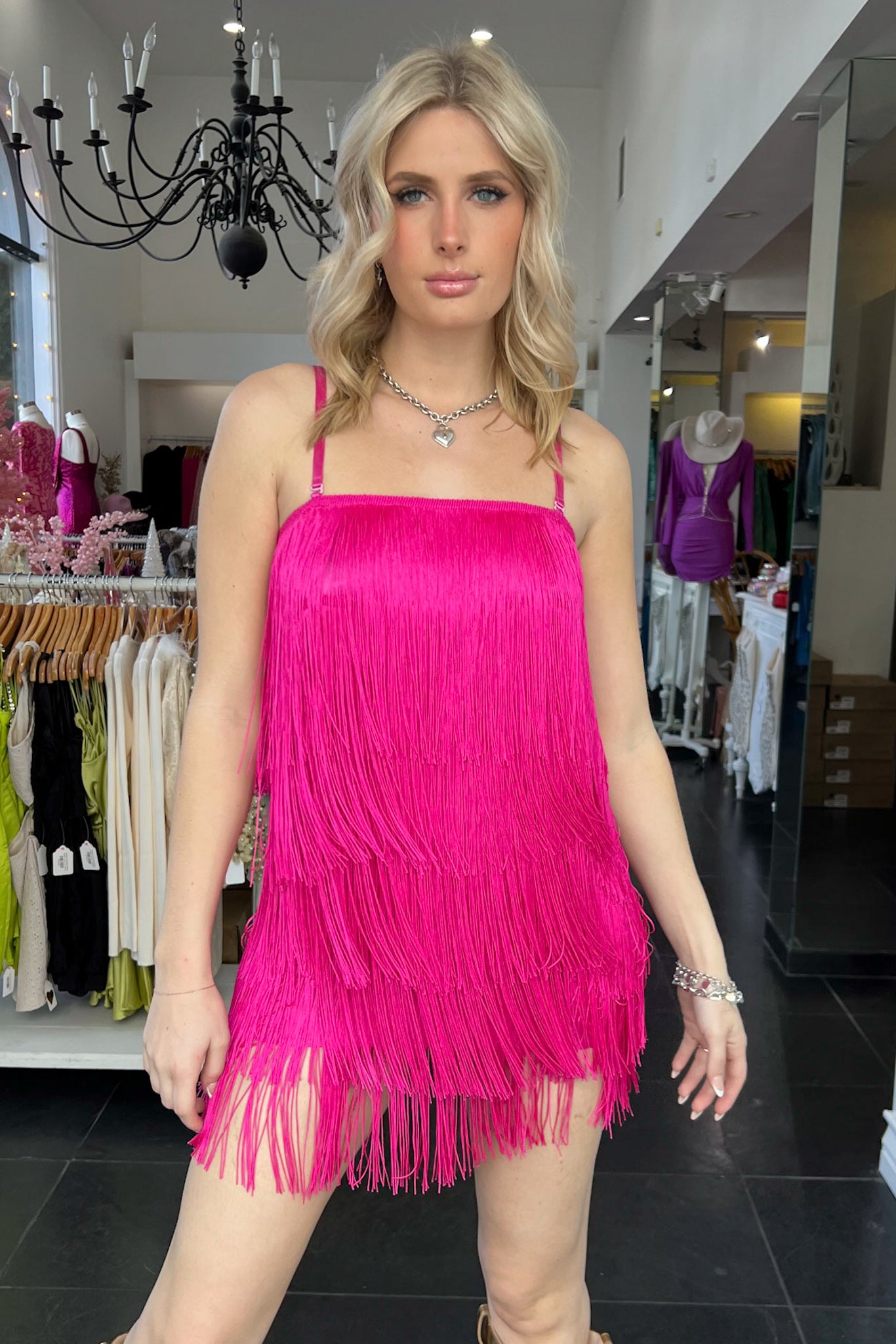 Musgraves Dress-Hot Pink