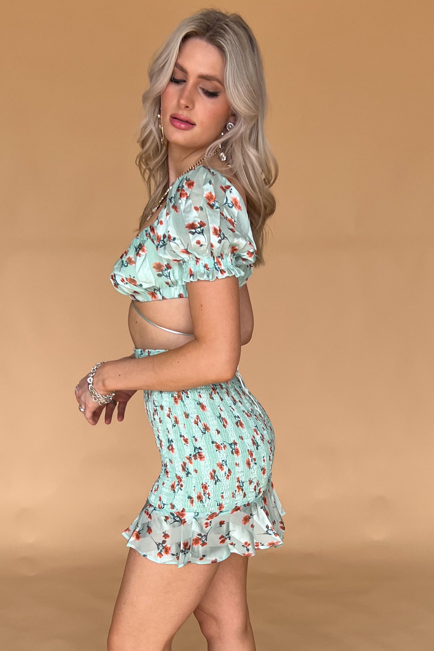 Venice Venture Dress Set-Mint