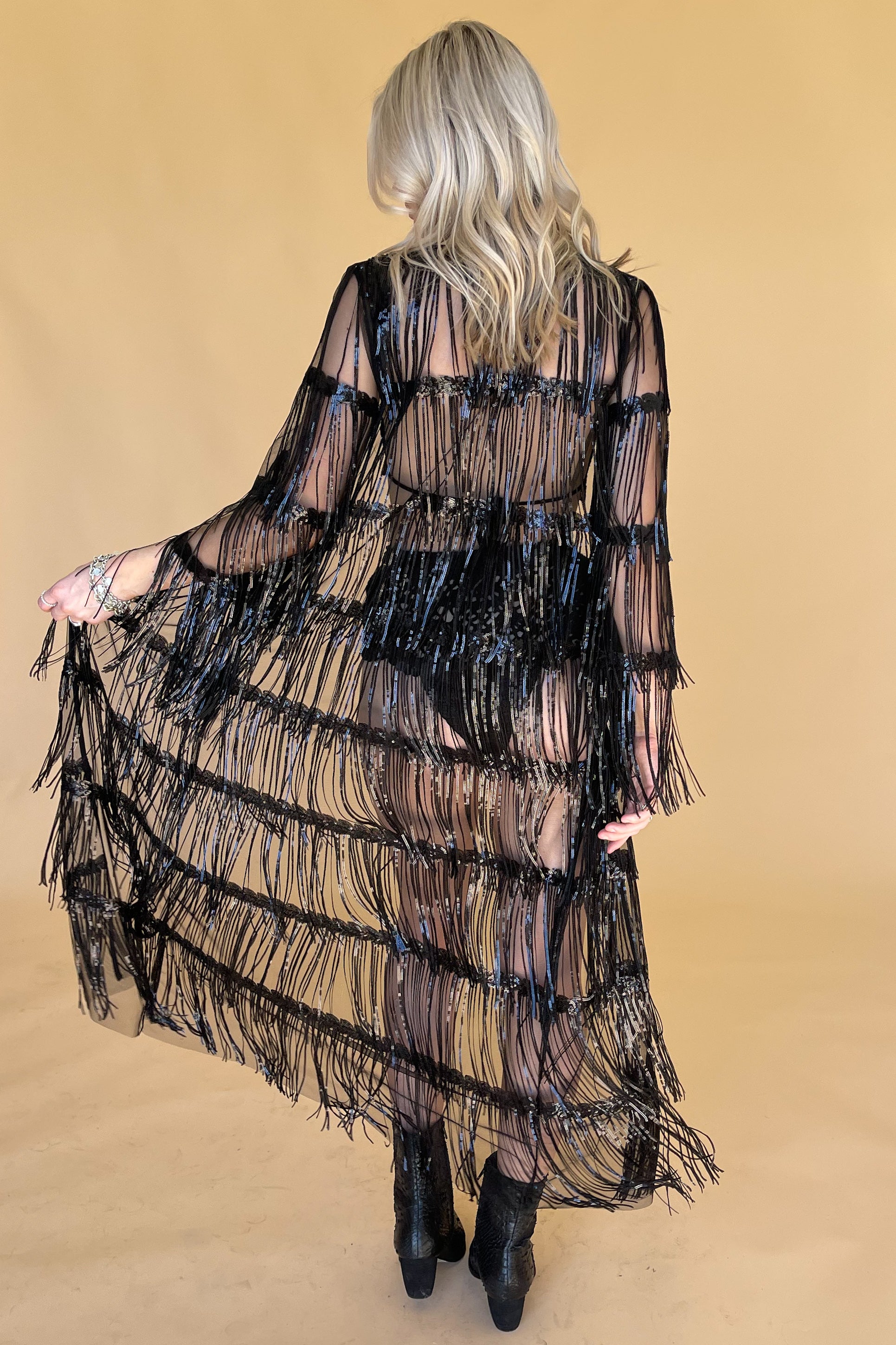 Enchanted Summer Jacket-Black