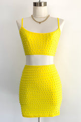 Tenille Dress Set-Yellow