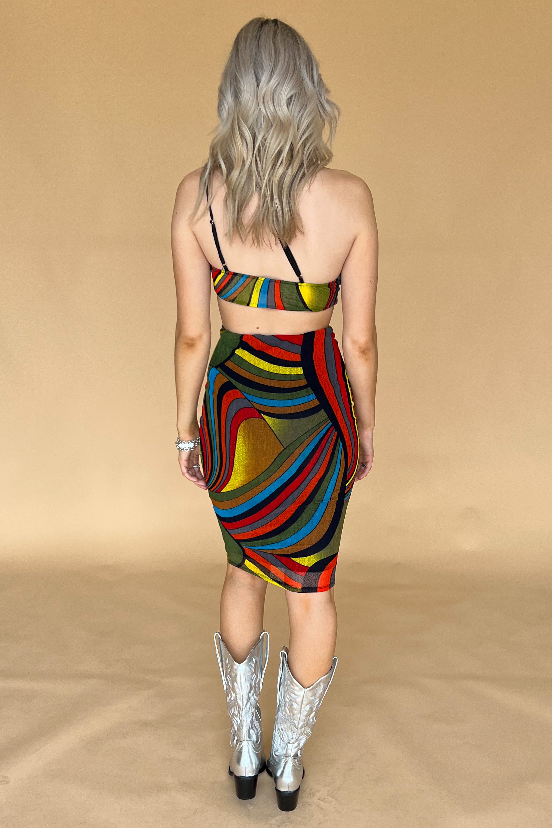 Jamaica Nights Dress-Multi