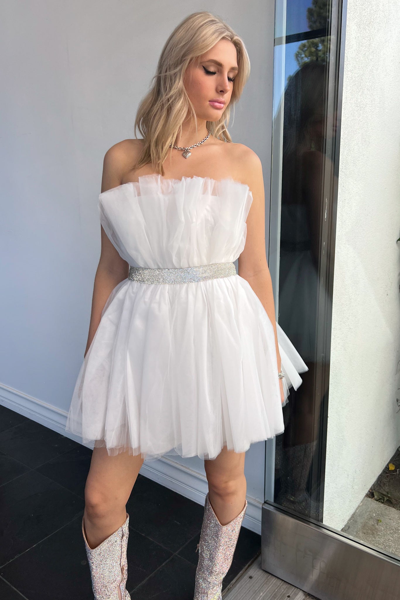 Bachelorette Dress-White