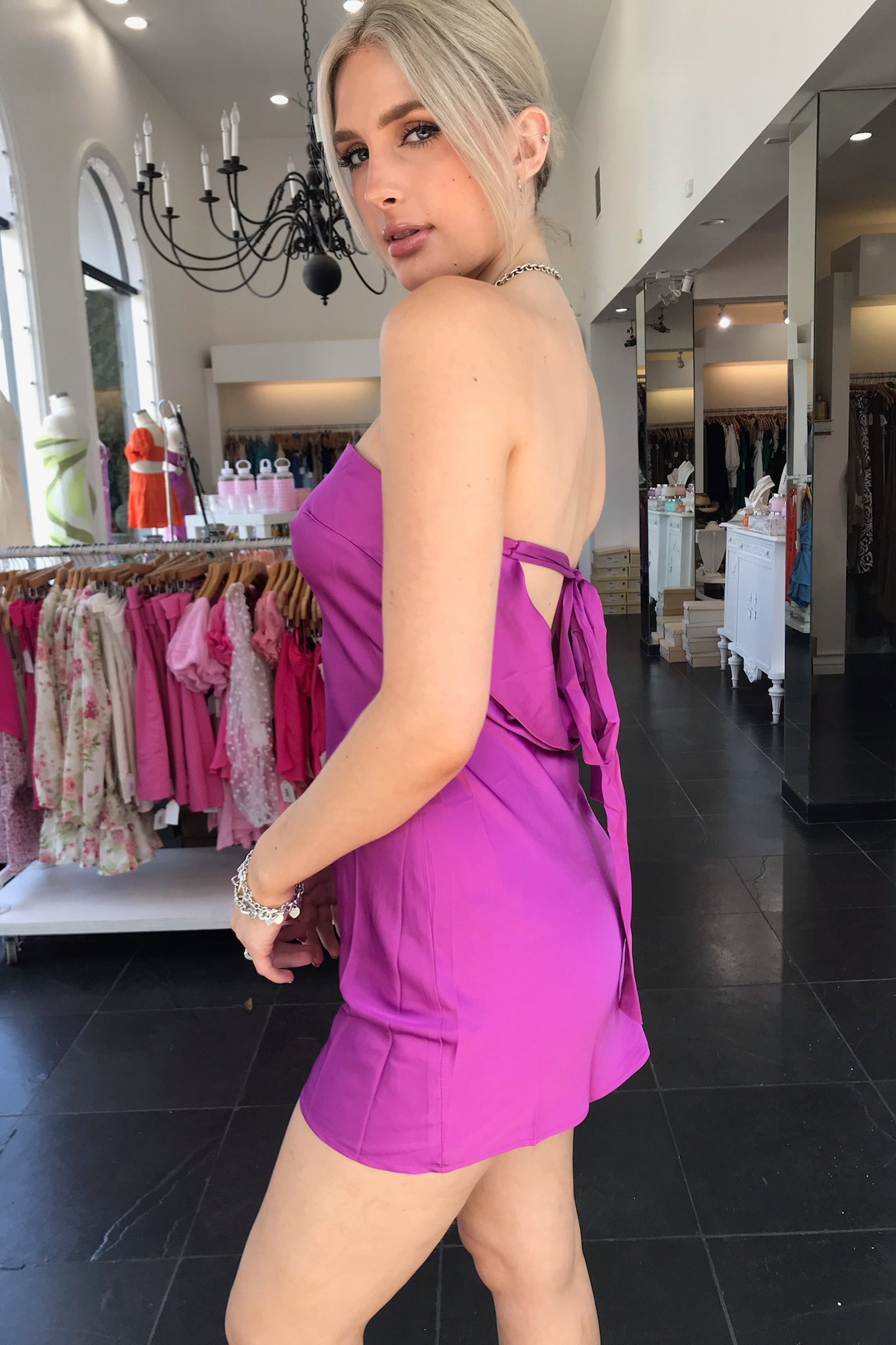 Chrishell Dress-Orchid