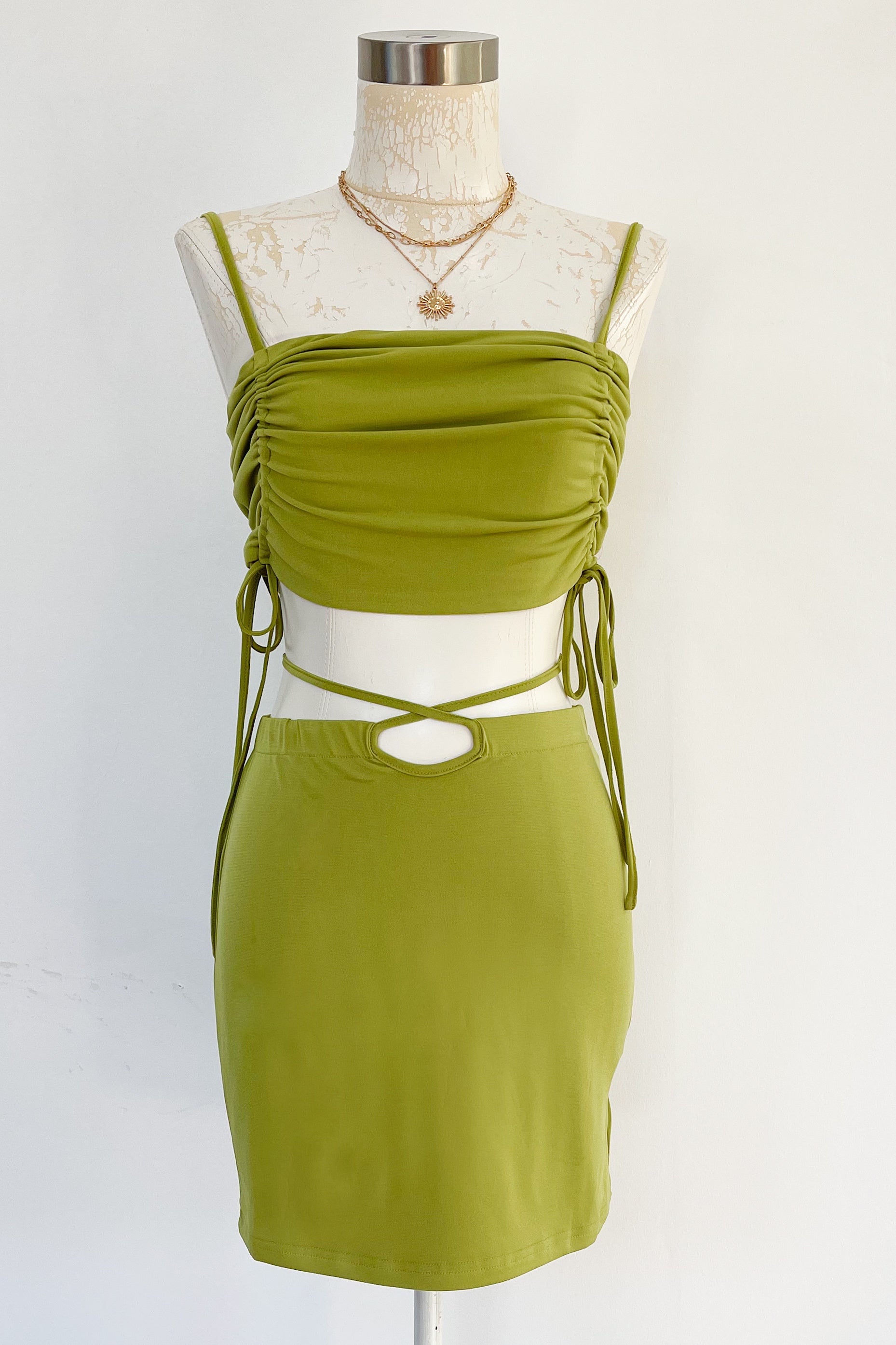 Bali Dress Set-Matcha