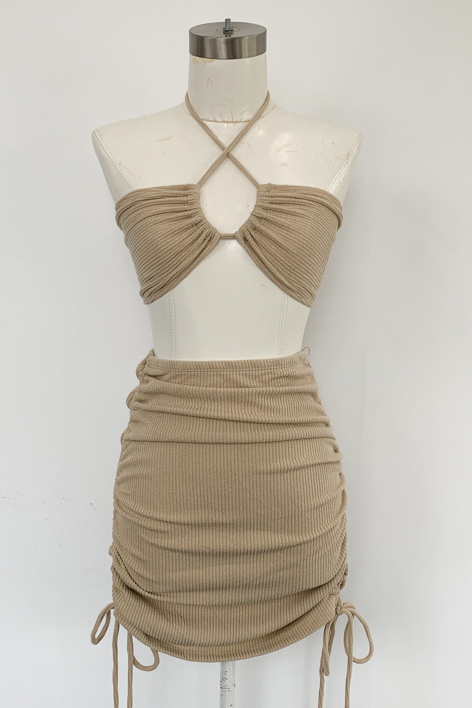 Acapulco Dress Set-Taupe