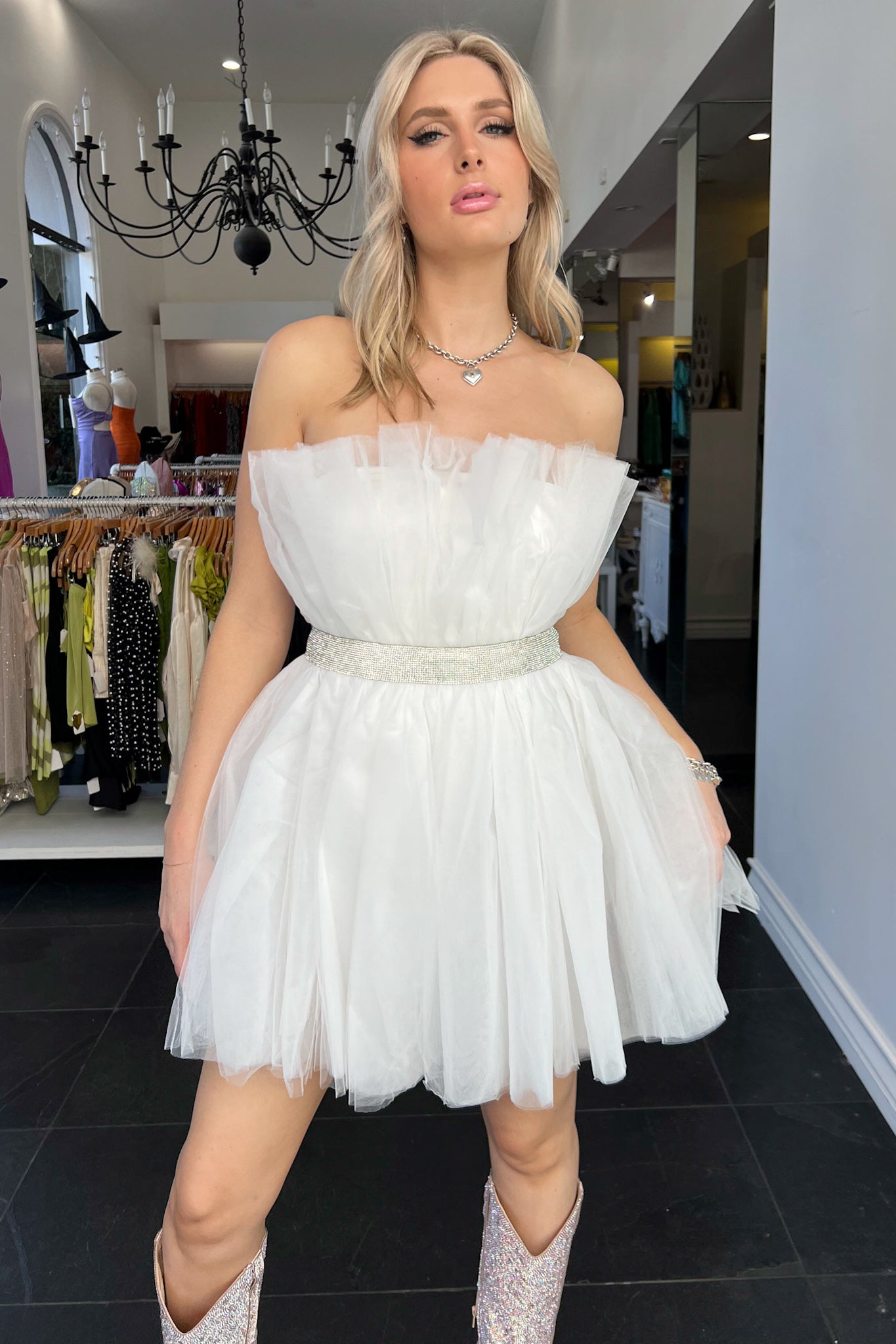 Bachelorette Dress-White