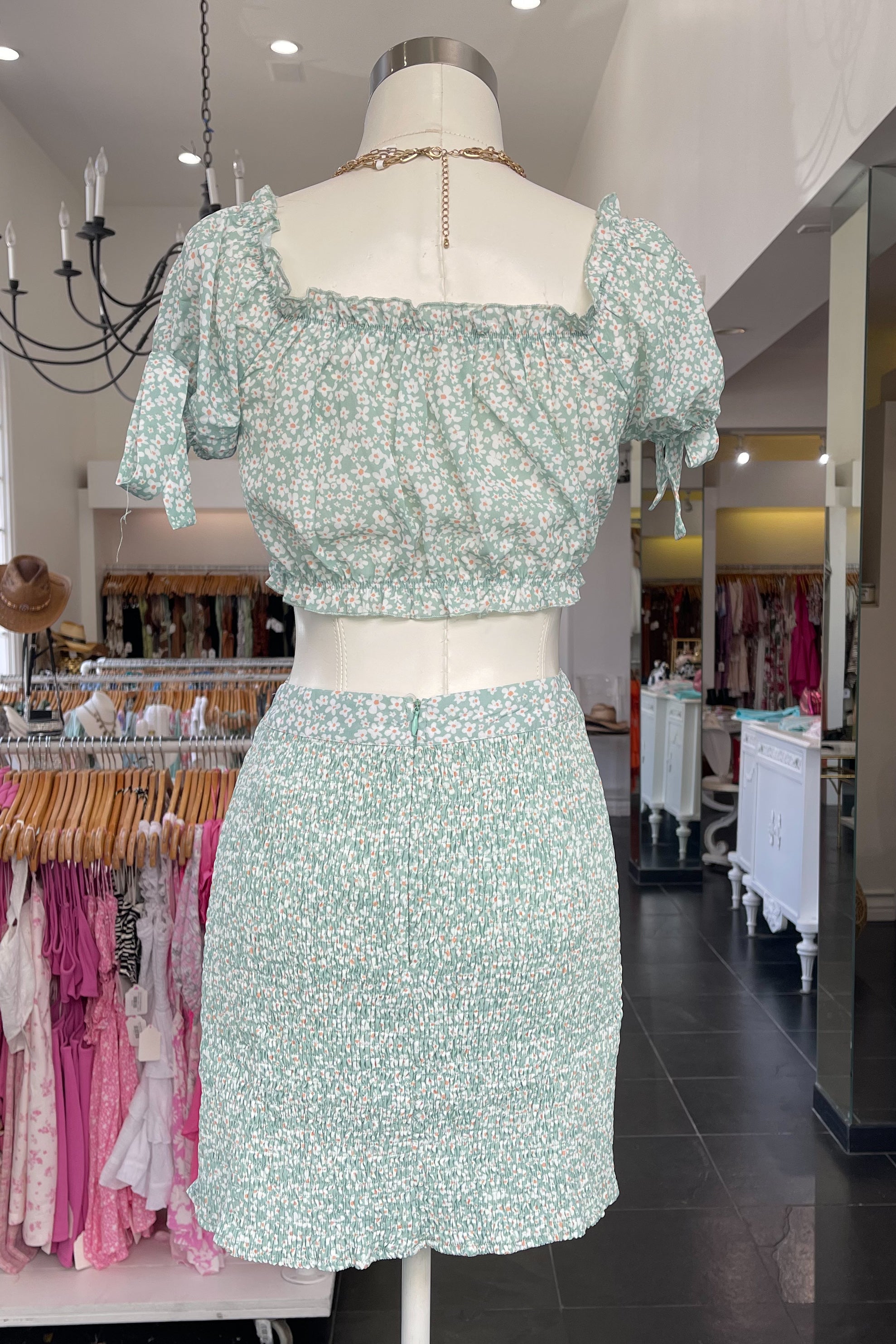 Angelina Dress-Green