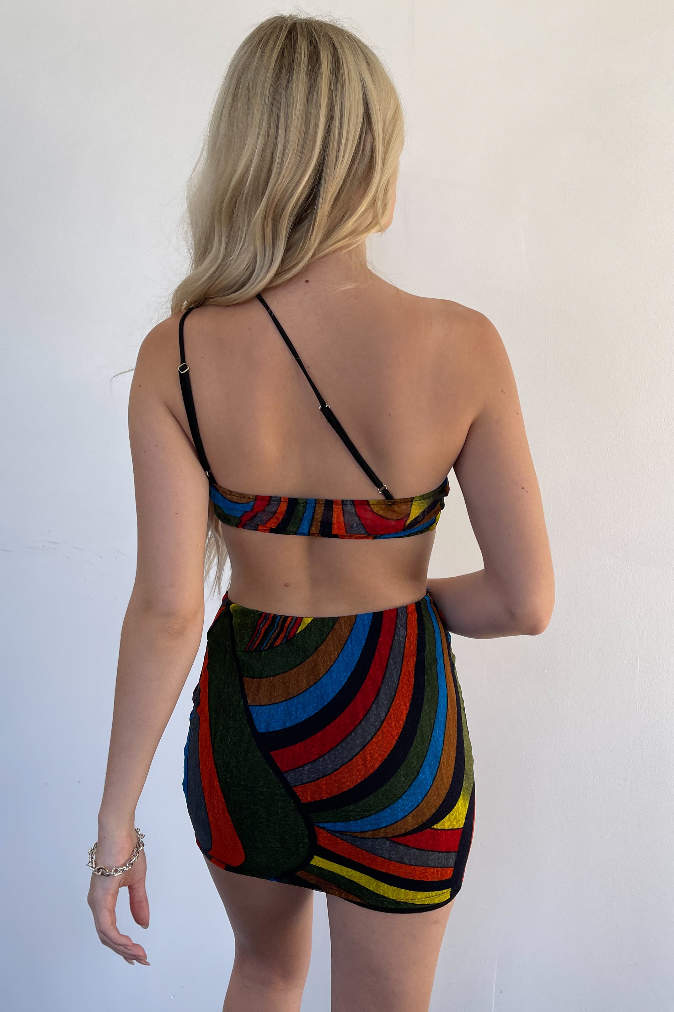 Jamaica Nights Mini Dress-Multi