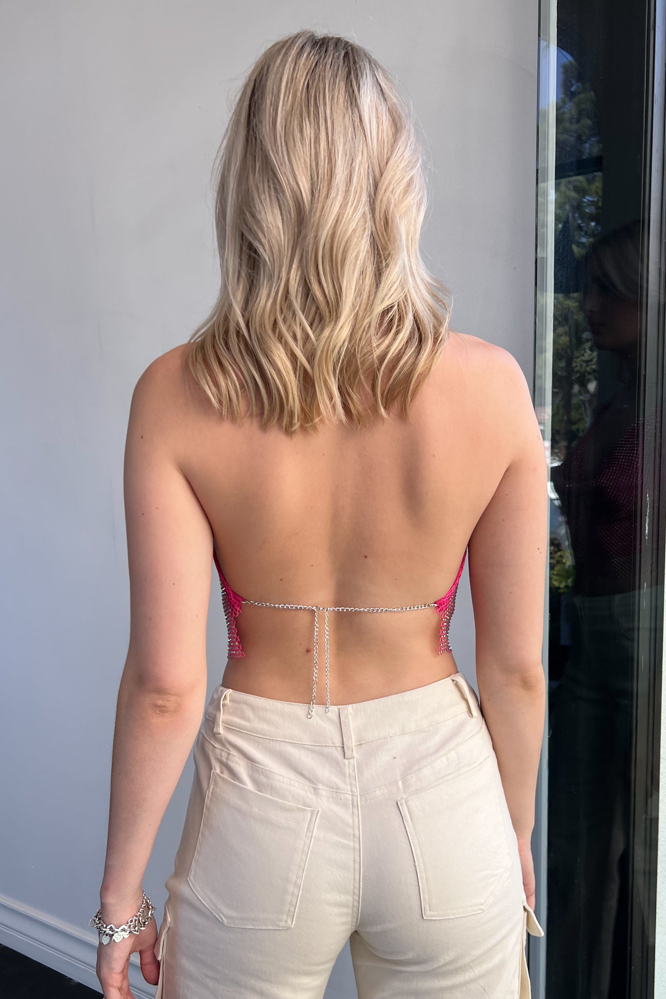 Diamonds Are A Girls Best Friend Top-Pink