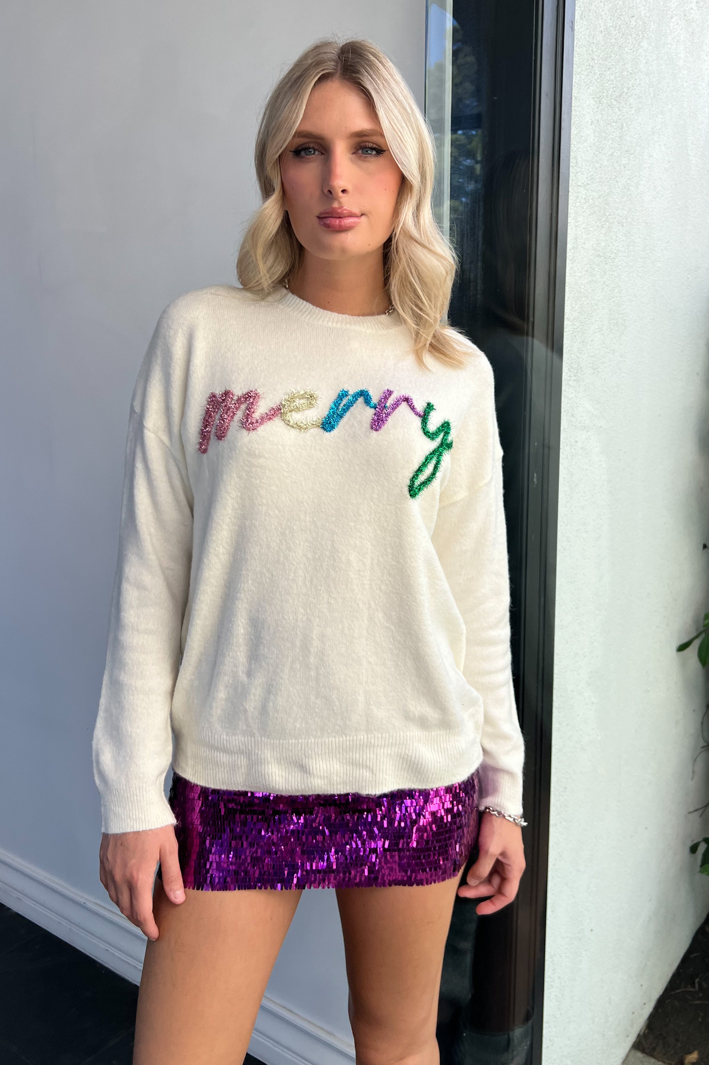 Merry Sweater-Off White