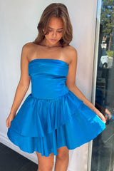 Princesa Dress-Azure Blue