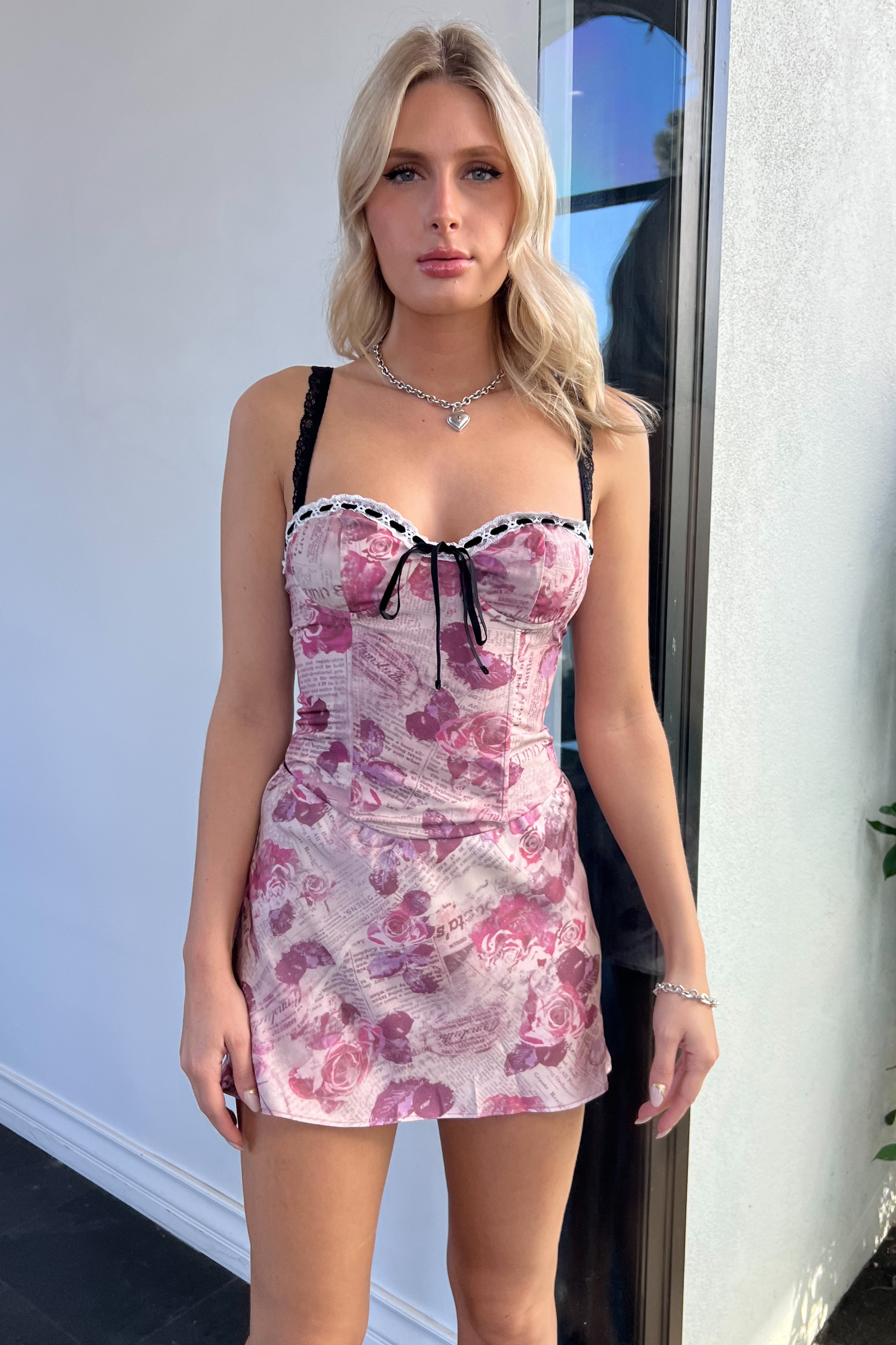 Page Girl Top-Pink