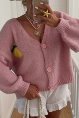 Limoncello Cardigan-Pink